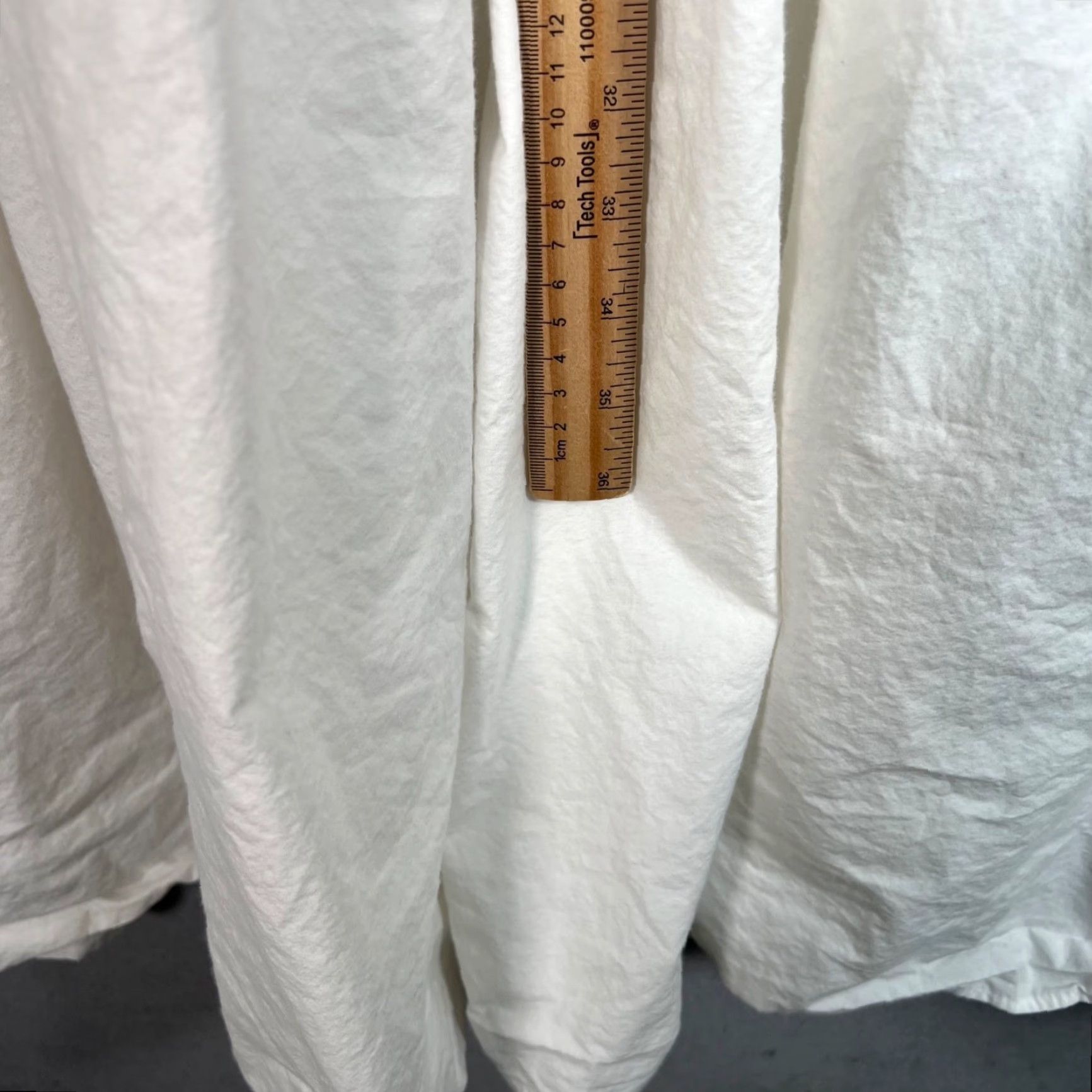 Vintage VINTAGE 3.3 Field Trip Womens One Size White Cotton Tiered Long Sleeve Dress Size ONE SIZE - 6 Thumbnail