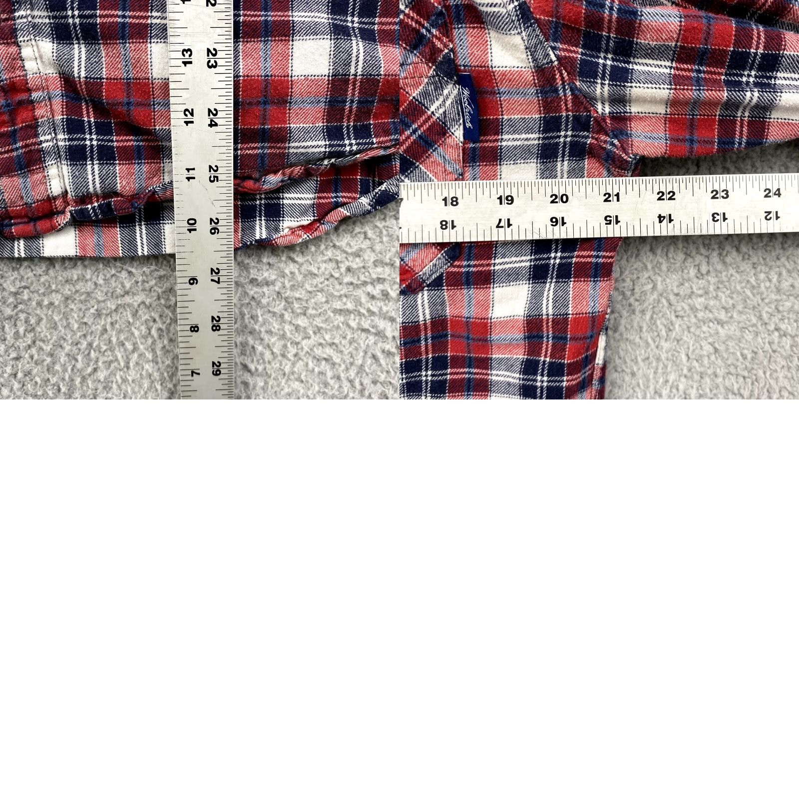 Vintage VINTAGE Woolrich Shirt Plaid Flannel Button-Up Outdoor Mens Adult Medium Red Size US M / EU 48-50 / 2 - 8 Thumbnail