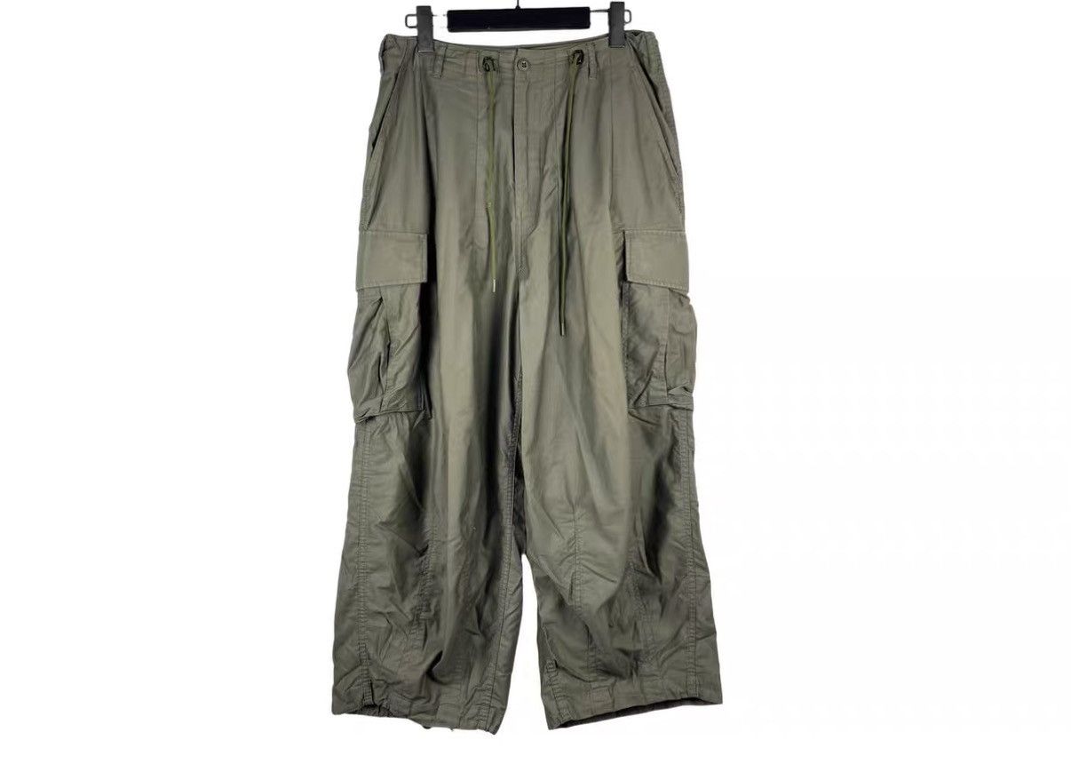Needles Needles H.D Pants Wide Leg Drawstring Cargo Pants J31 Size US 32 / EU 48 - 1 Thumbnail