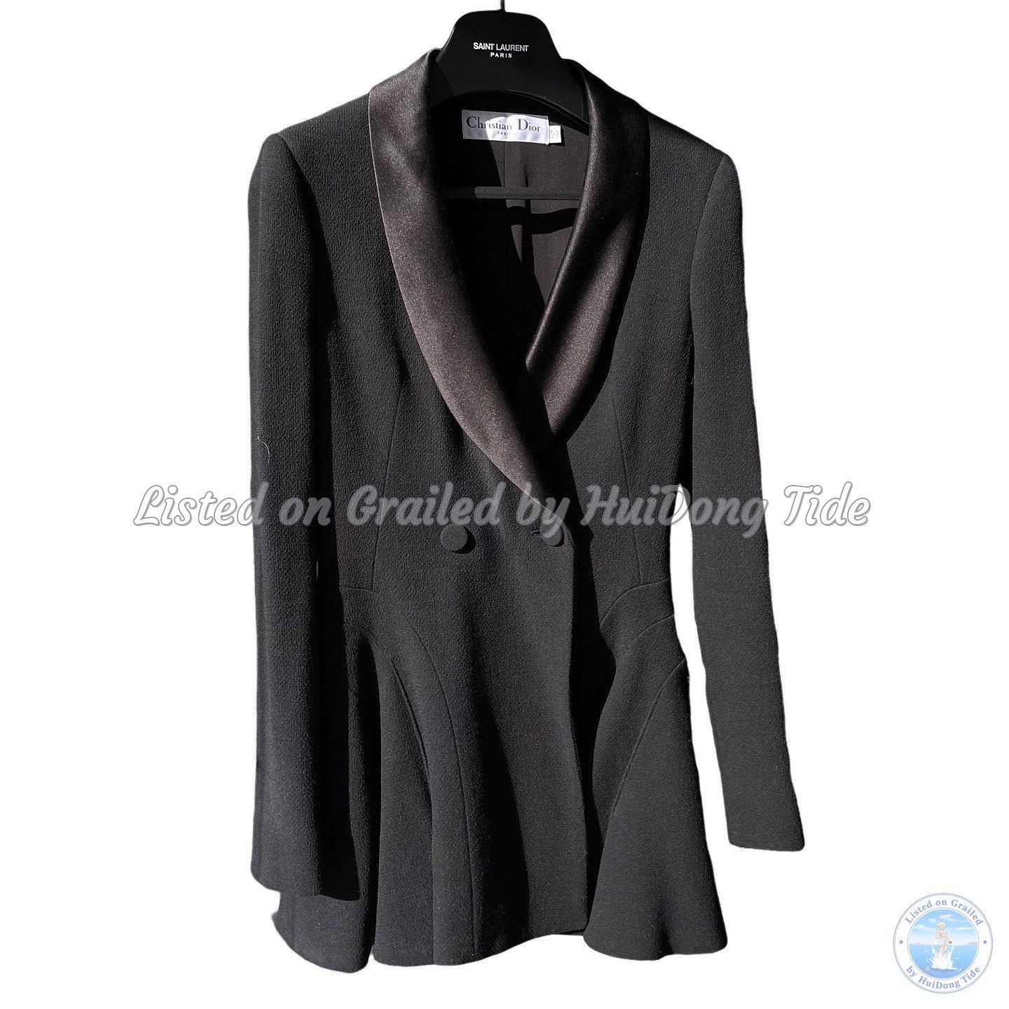 Dior Christian Dior Virgin Wool Silk Trim Blazer Size 38 Size S / US 4 / IT 40 - 1 Thumbnail