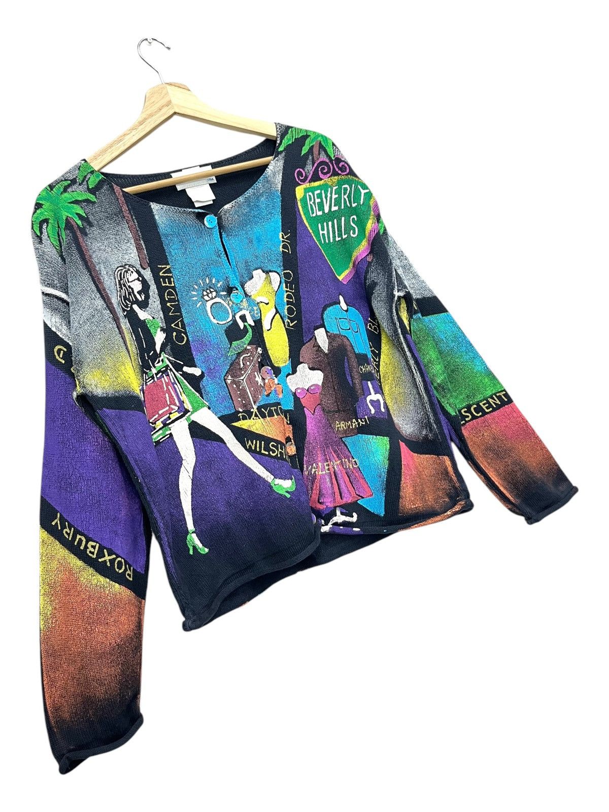 Other BEVERLY HILLS Luxury Designer Shopper's Paradise Painted Size M / US 6-8 / IT 42-44 - 5 Thumbnail