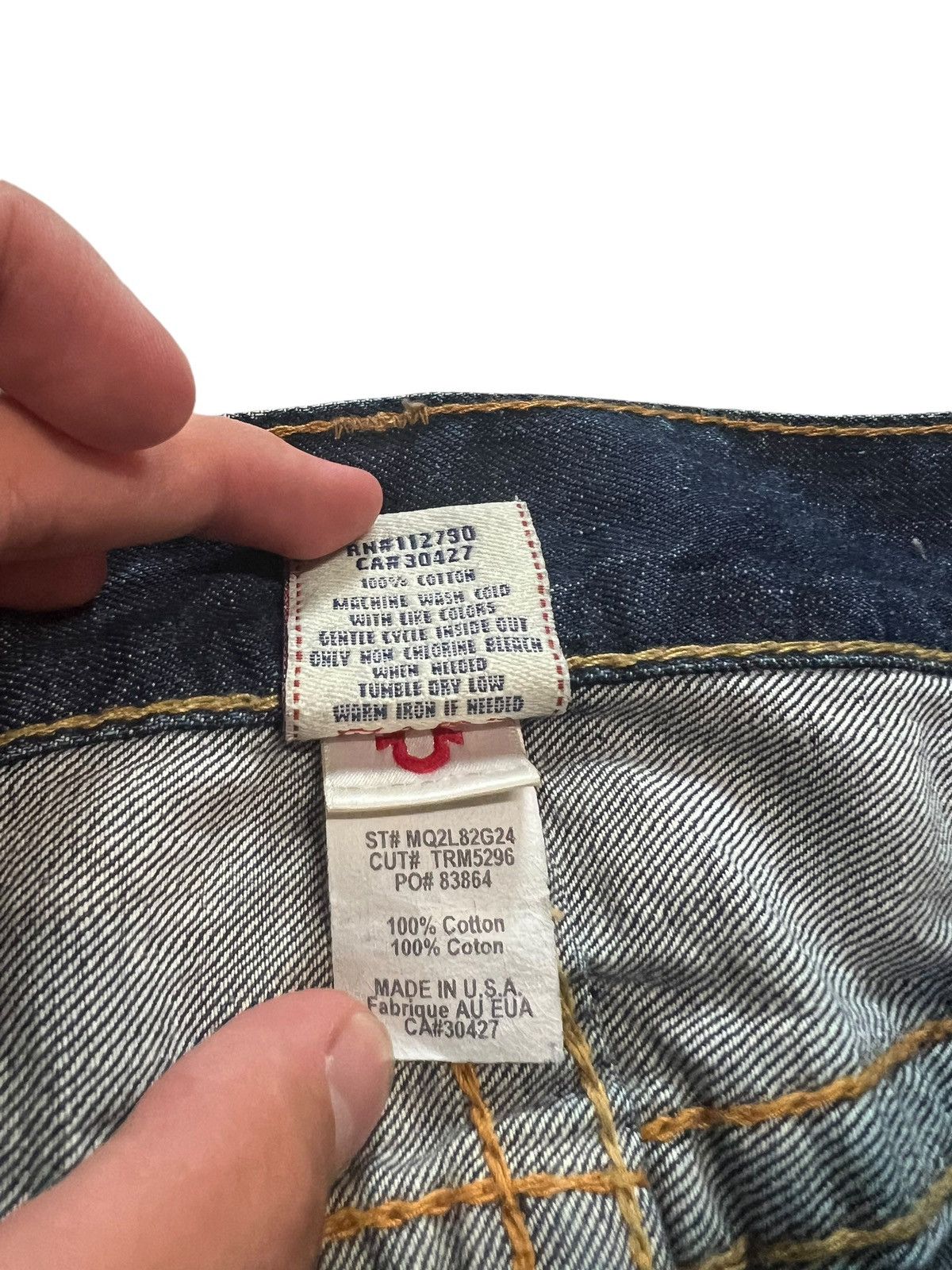 True Religion True Religion fat stitch Jeans Size US 28 / EU 44 - 3 Thumbnail
