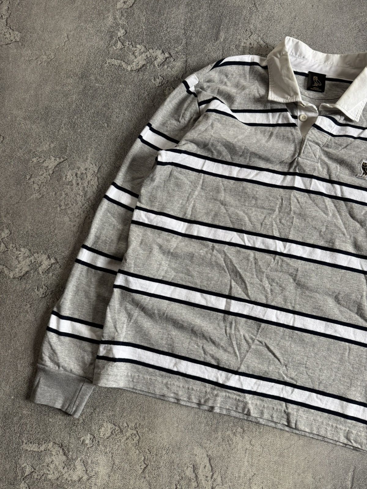 Drake OVO by Drake M/size striped rugby sweatshirt jumper pullover Size US M / EU 48-50 / 2 - 7 Thumbnail