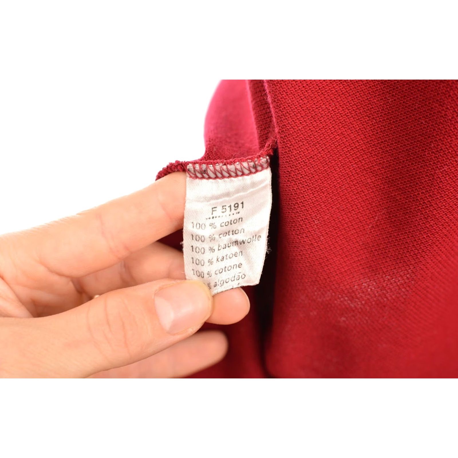 Lacoste DDP Lacoste Polo Shirt Red Short Sleeve Vintage Size 3 Men's Shirt Featured 100% Cotton Size US S / EU 44-46 / 1 - 6 Thumbnail