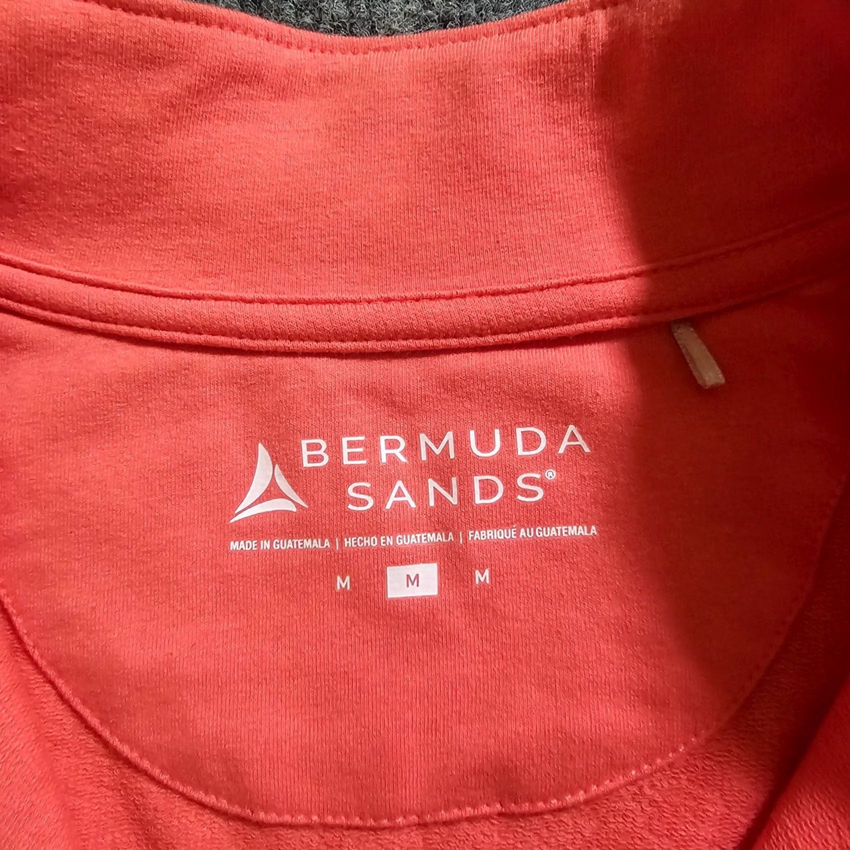 Vintage Bermuda Sands Sweatshirt Mens Medium Orange 1/4 Zip Long Sleeve Classic Casual Embroidered Grampy's Charities N/A Size US M / EU 48-50 / 2 - 4 Thumbnail