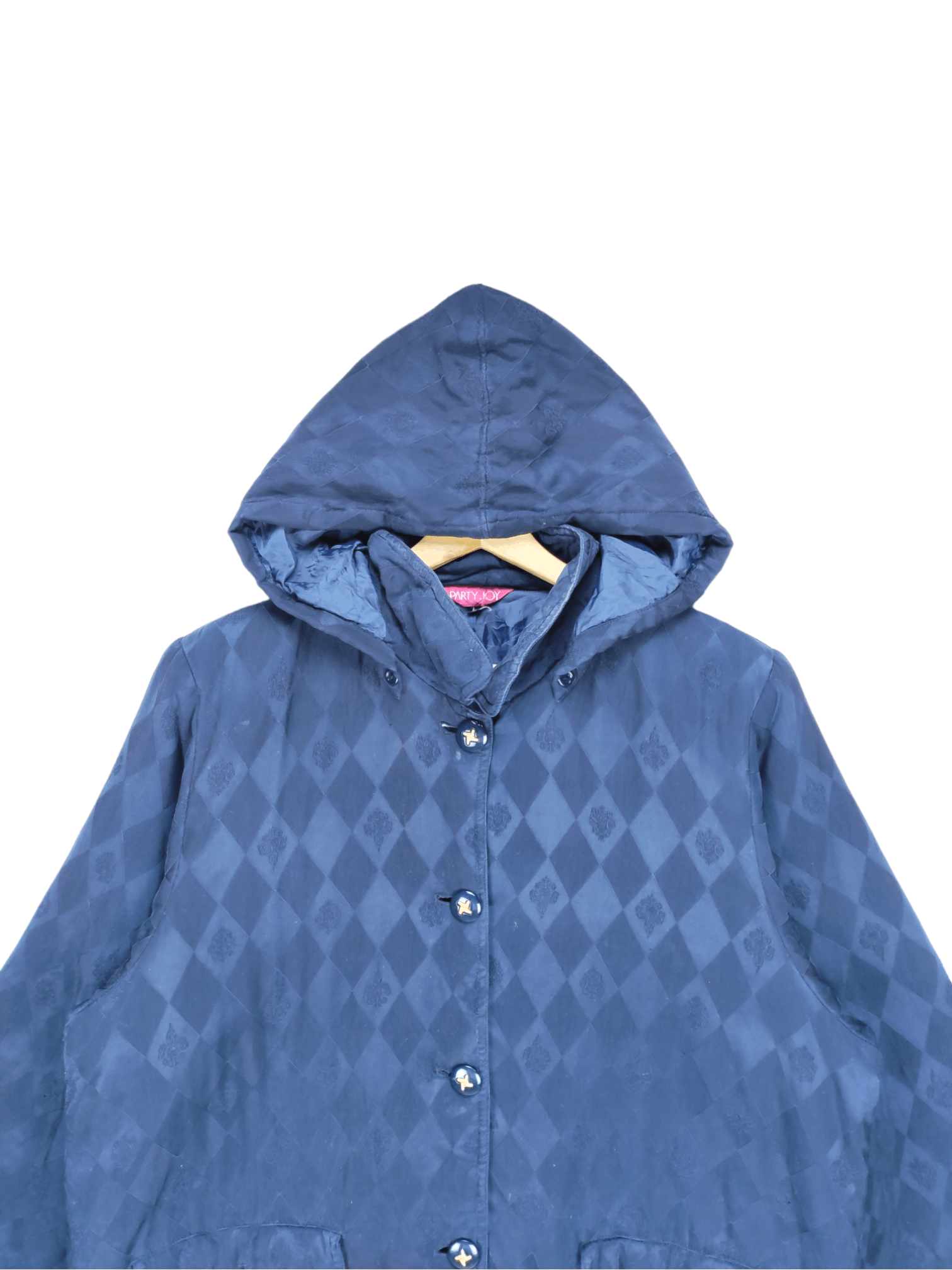 Japanese Brand × Vintage Steals🔥Vintage Jacket Hooded Button by Party Joy Size L / US 10 / IT 46 - 8 Thumbnail