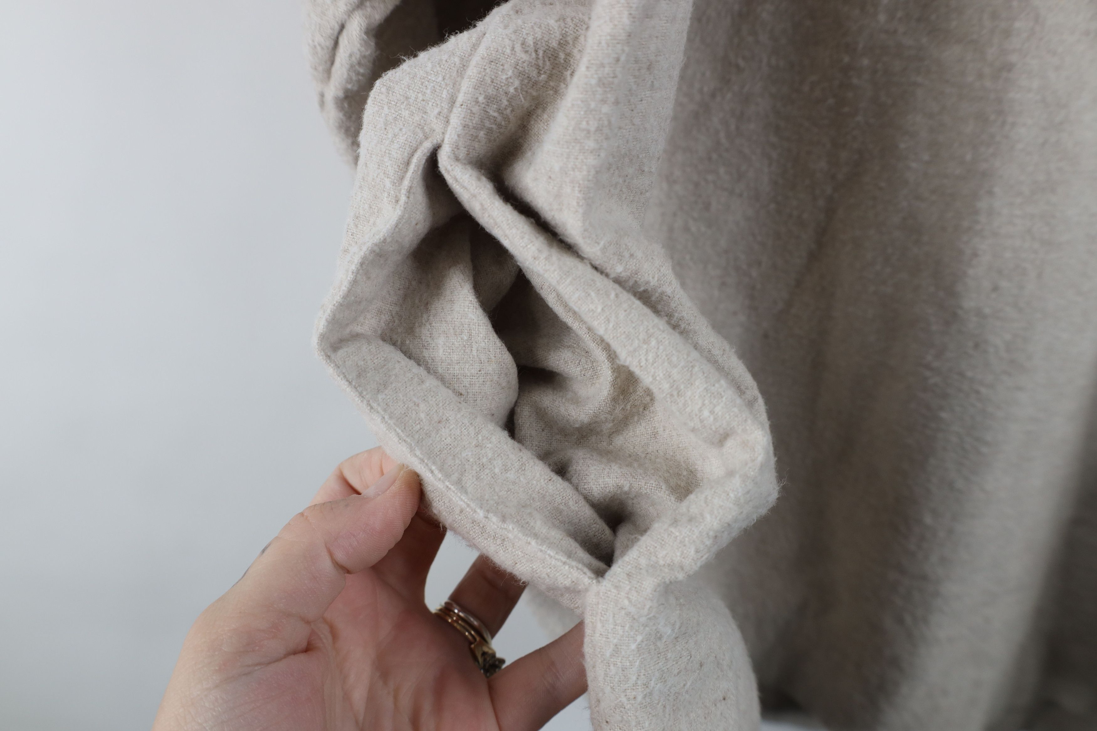 Lands' End Vintage 90s Lands End Chamois Cloth Half Zip Sweater USA Size M / US 6-8 / IT 42-44 - 9 Thumbnail