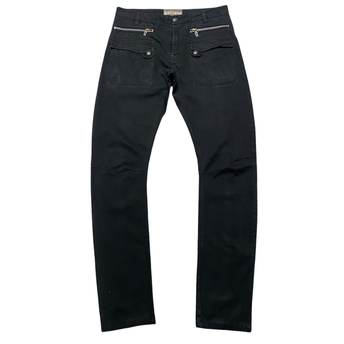 John Galliano John Galliano Black Cargo Pants Size US 34 / EU 50 - 1 Thumbnail
