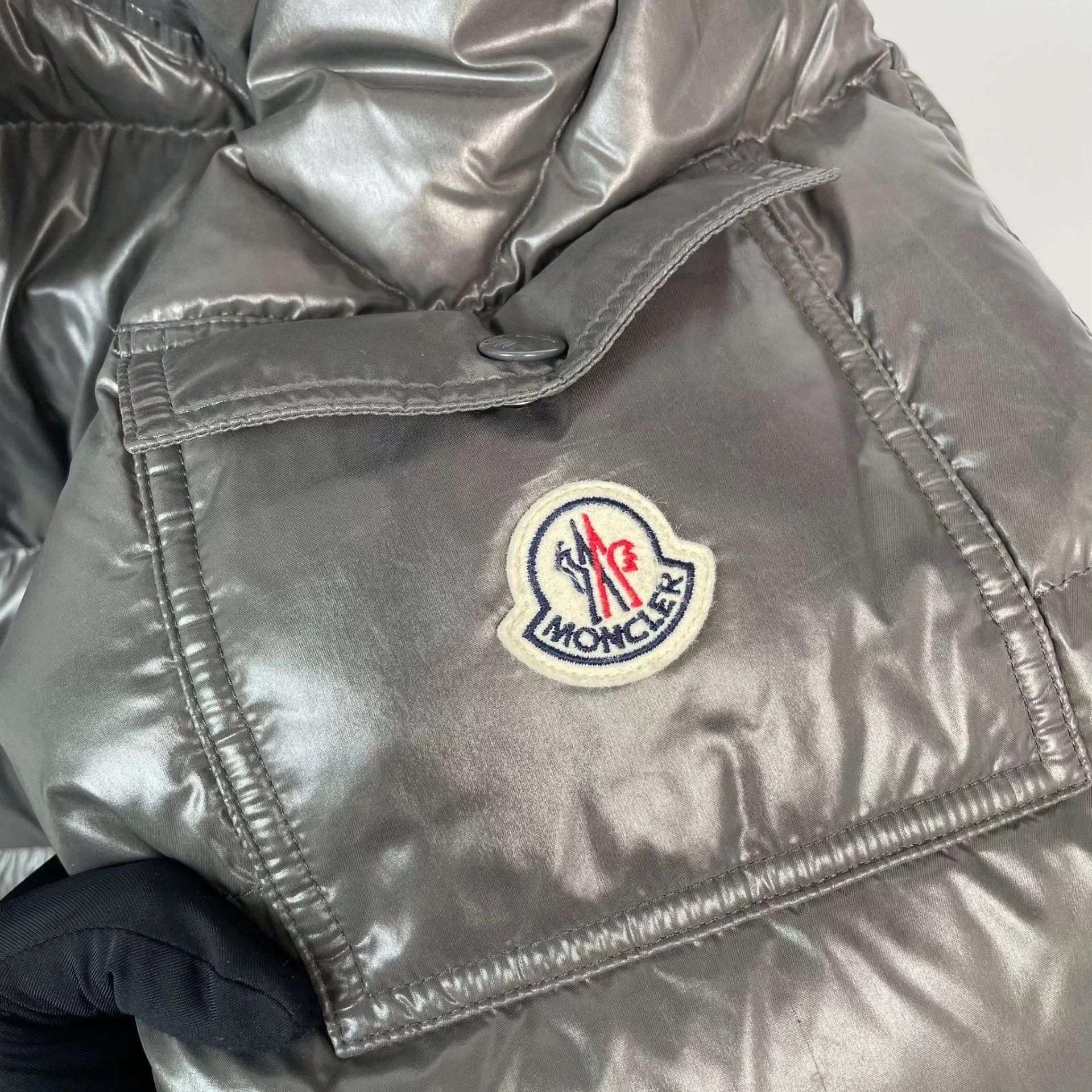 Moncler MONCLER men's short down jacket gray size 5 Size US XXL / EU 58 / 5 - 9 Thumbnail