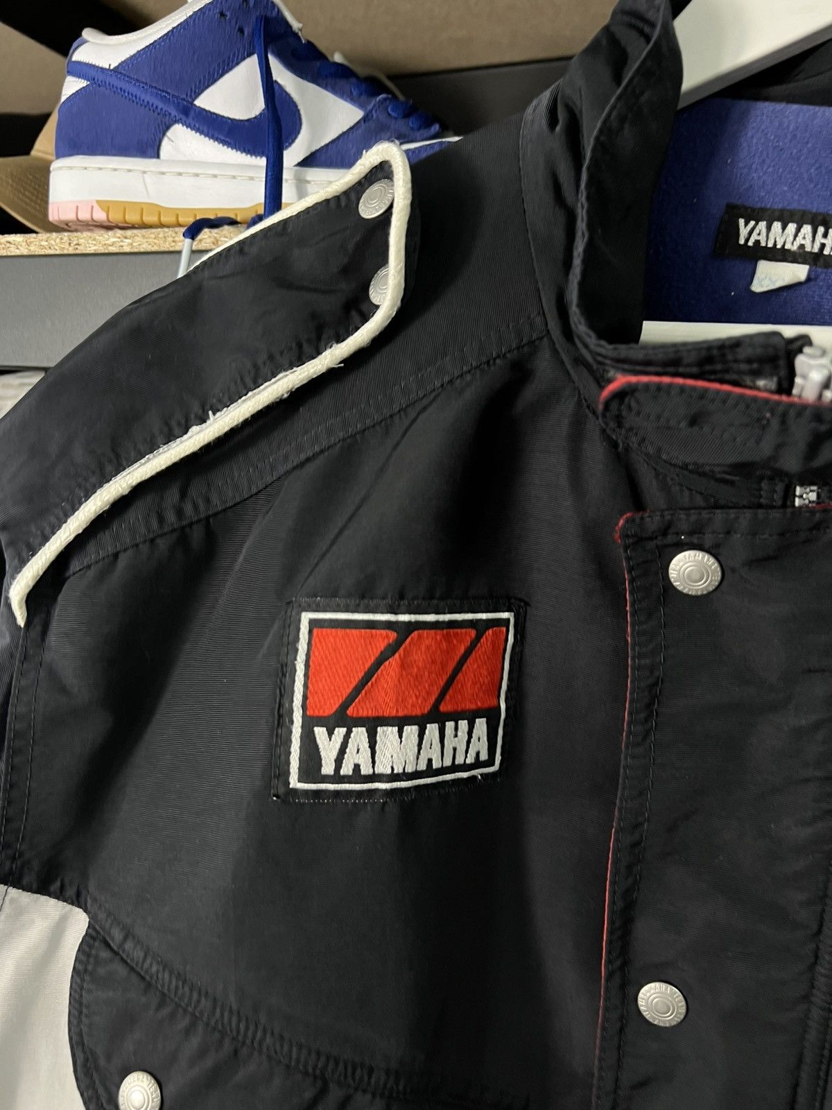 Yamaha Vintage Yamaha Team Racing Sports Jacket Black 80s style 3XL Size US XXL / EU 58 / 5 - 10 Thumbnail