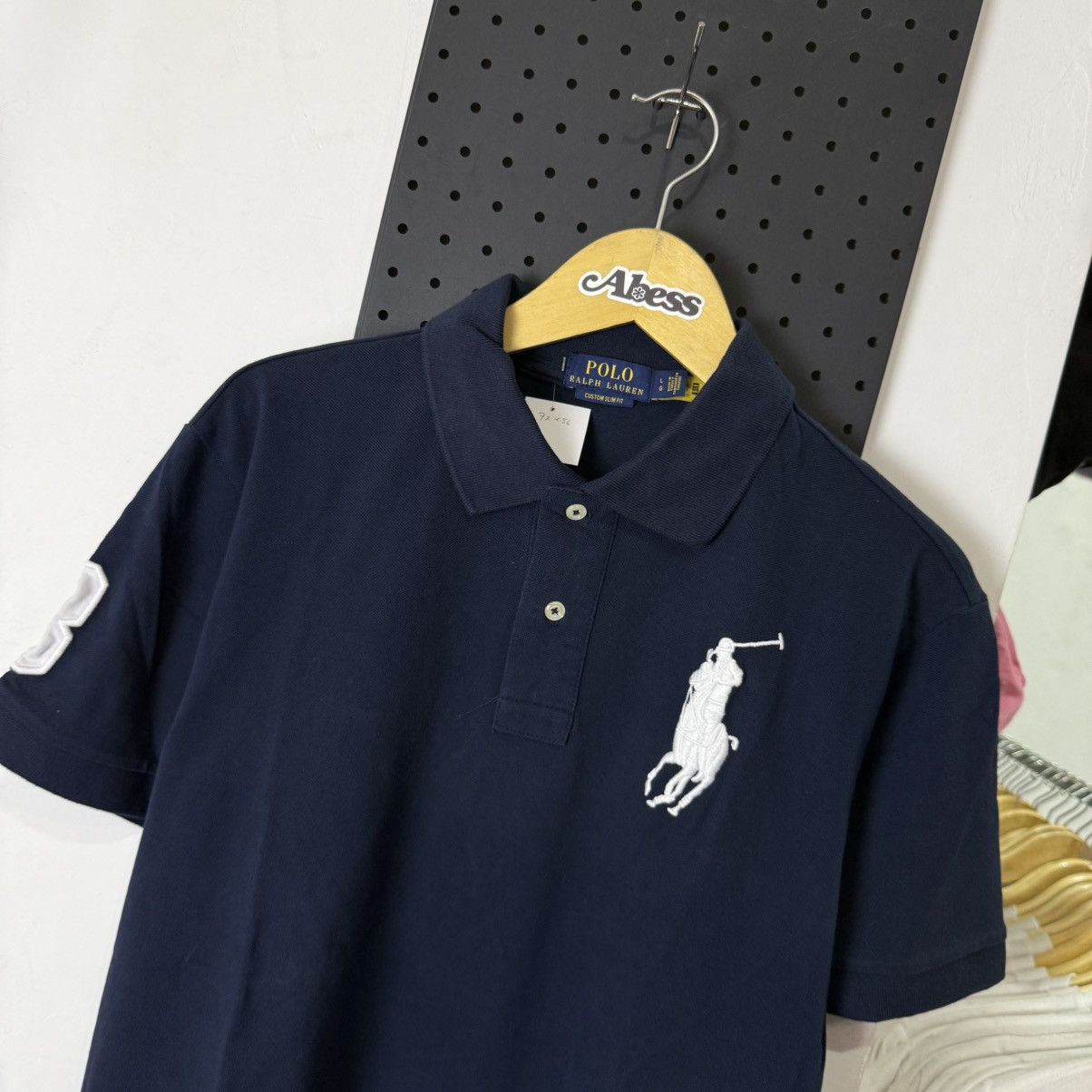Polo Ralph Lauren Polo ralph lauren navy poloshirt Size US L / EU 52-54 / 3 - 2 Thumbnail
