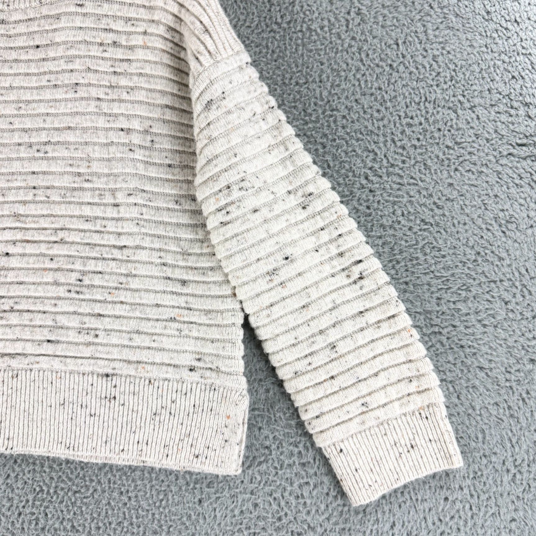 Madewell Madewell Sweater Womens Medium Ivory Pullover Long Sleeve Knit Casual Crew Neck Size M / US 6-8 / IT 42-44 - 3 Thumbnail