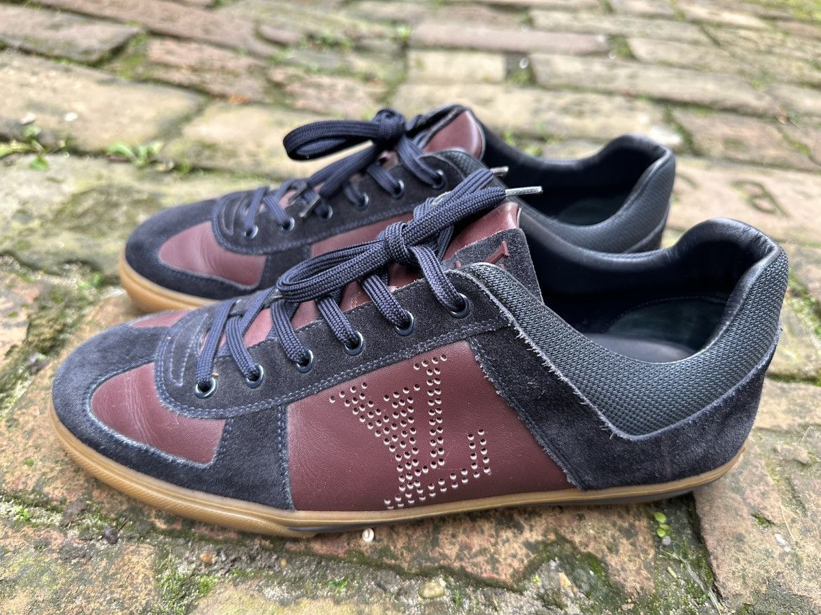 image of Louis Vuitton(Ms-0122) Suede Calfskin Dream On Low Top Shoes, Men's (Size 9)