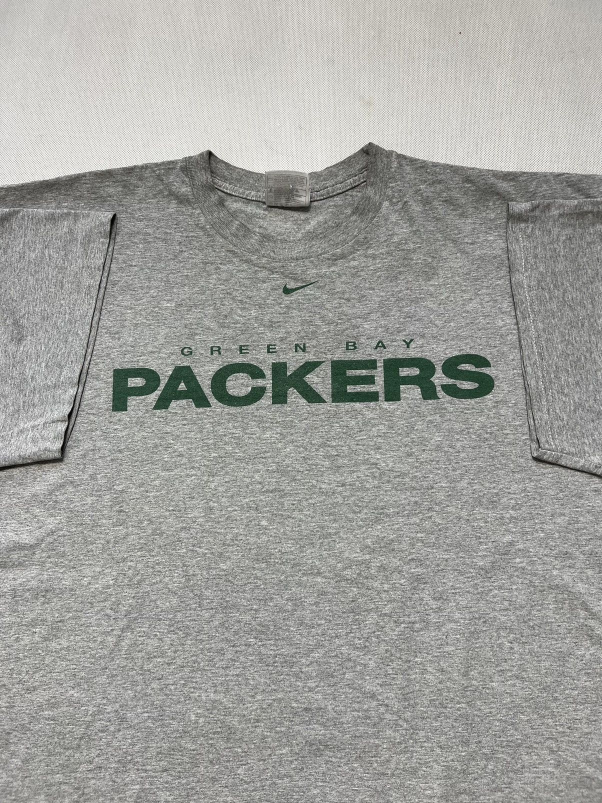 Nike × Vintage Baggy Tshirt Nike Green Bay Packers Center Logo Vintage 90’s Size US XXL / EU 58 / 5 - 1 Thumbnail
