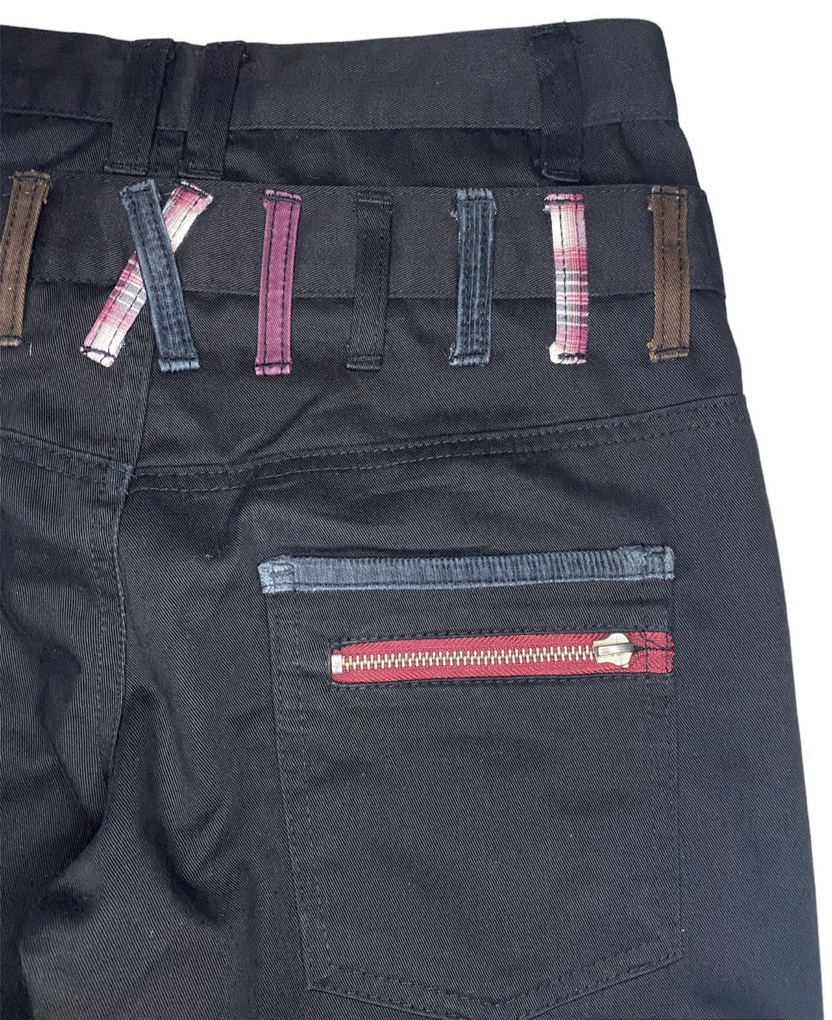 Hysteric Glamour Japanese Nylaus Explosion Double Waist Pant Super Black Size US 29 - 7 Thumbnail