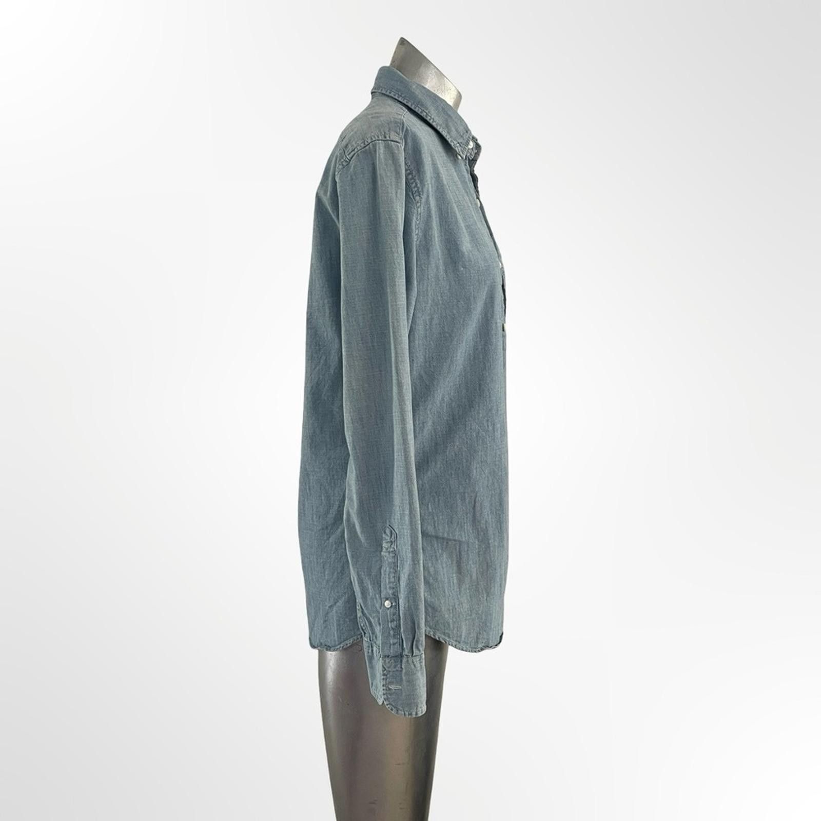 J.Crew J. Crew Organic Cotton Shirt in size S Size S / US 4 / IT 40 - 3 Thumbnail