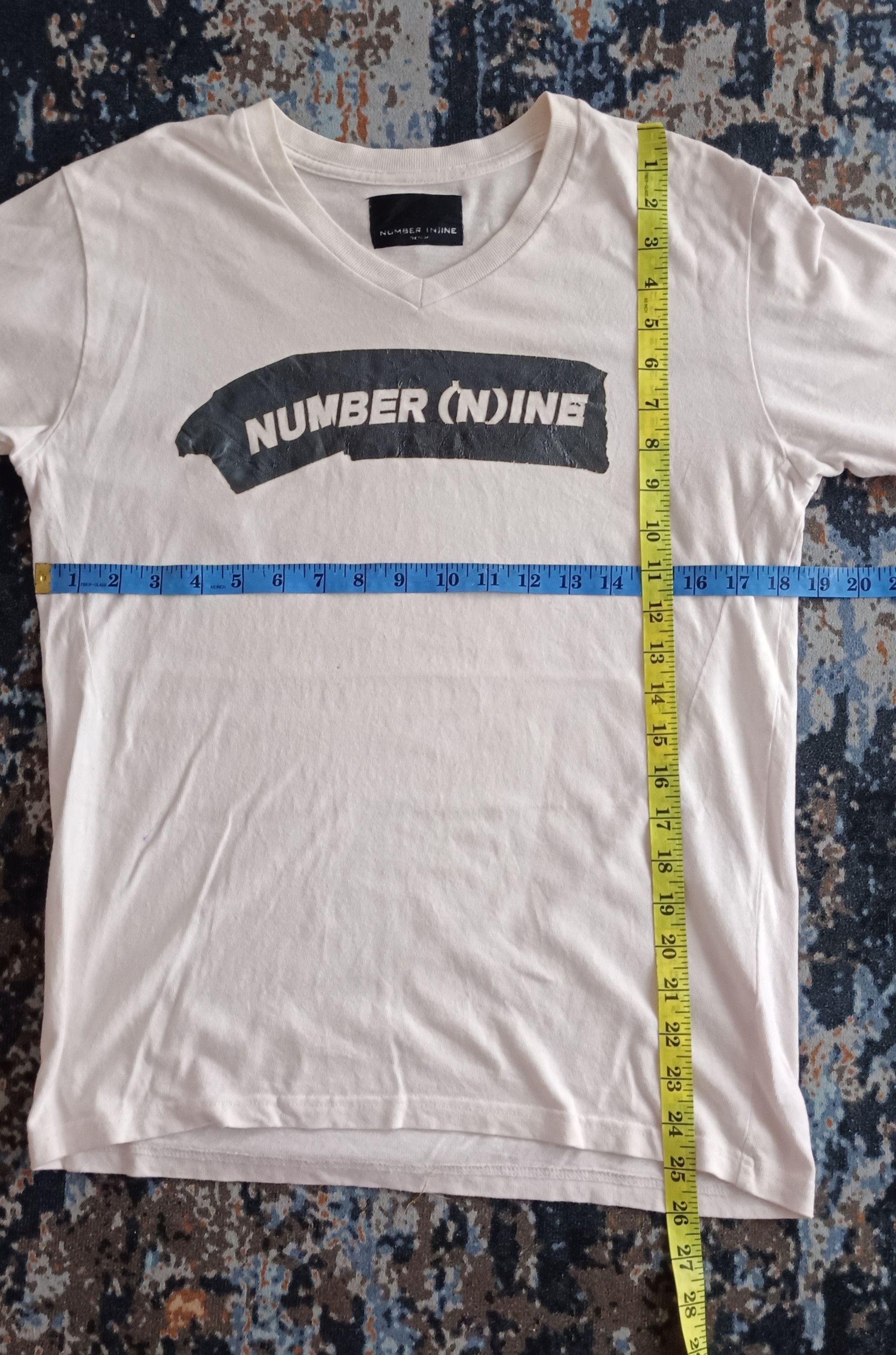 Japanese Brand × Number (N)ine Number (N)ine Box Logo Tshirt Size US M / EU 48-50 / 2 - 11 Thumbnail
