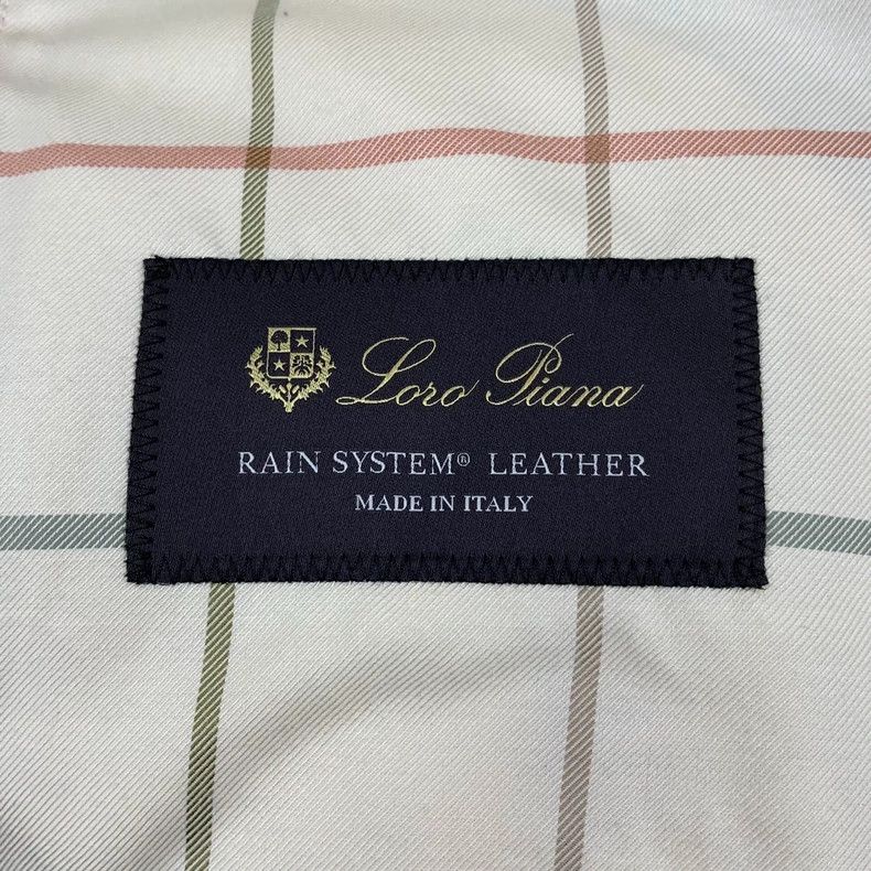 Loro Piana LORO PIANA Dark brown cotton stand collar zipper long slee Size L / US 10 / IT 46 - 6 Thumbnail