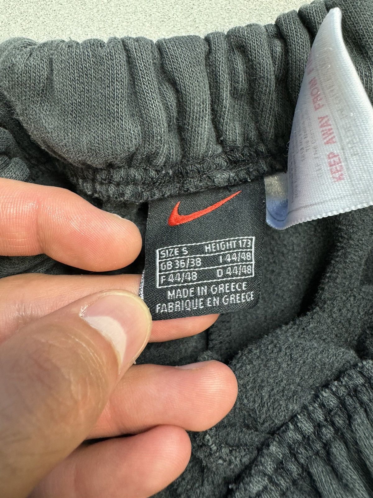 Nike × Vintage Vintage Nike Y2K Cotton Drill Black Sweat Pants Size US 30 / EU 46 - 5 Thumbnail