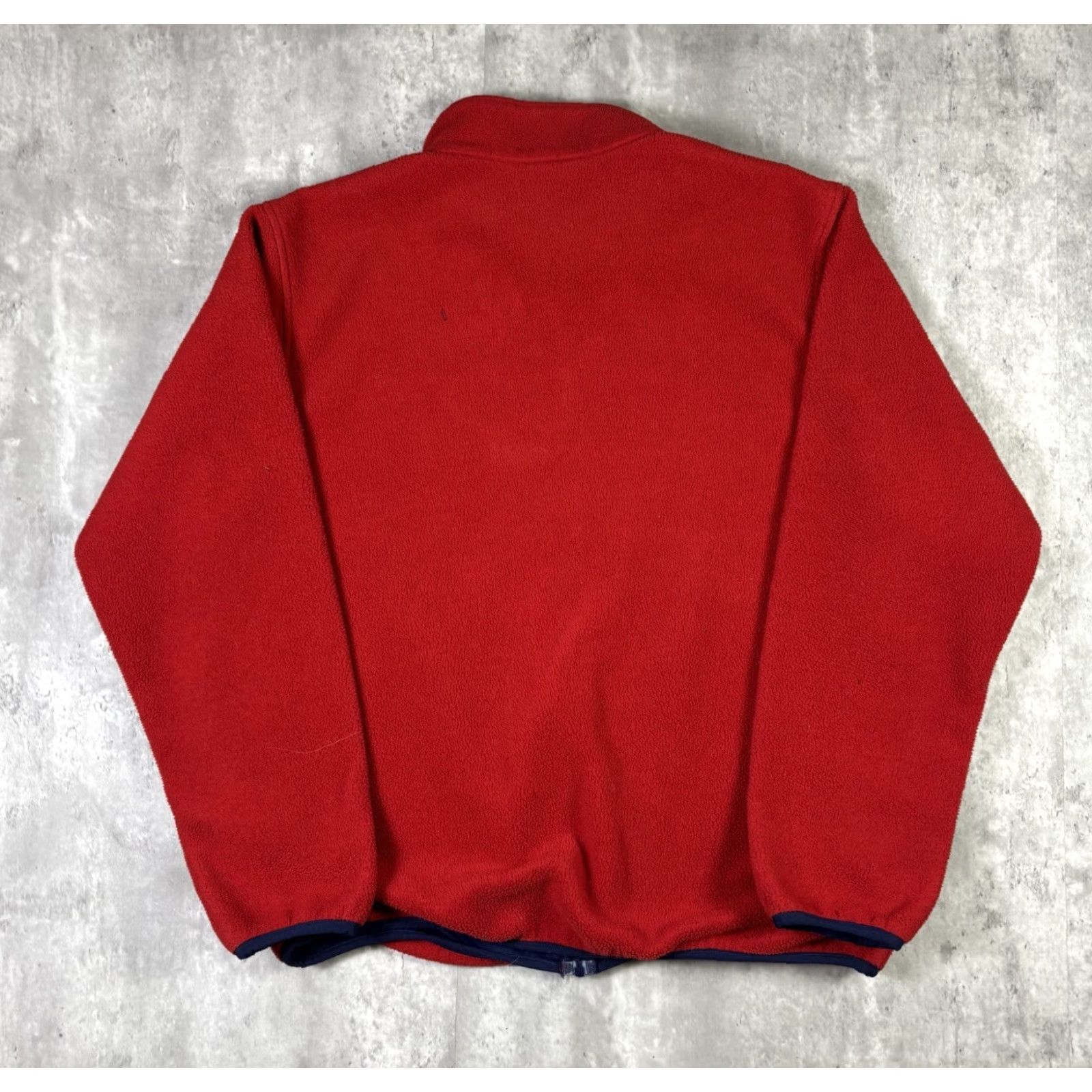 Vintage VINTAGE L.L.Bean Outdoors Red Sherpa Fleece Jacket Full Zip XL Mens Size US XL / EU 56 / 4 - 2 Thumbnail