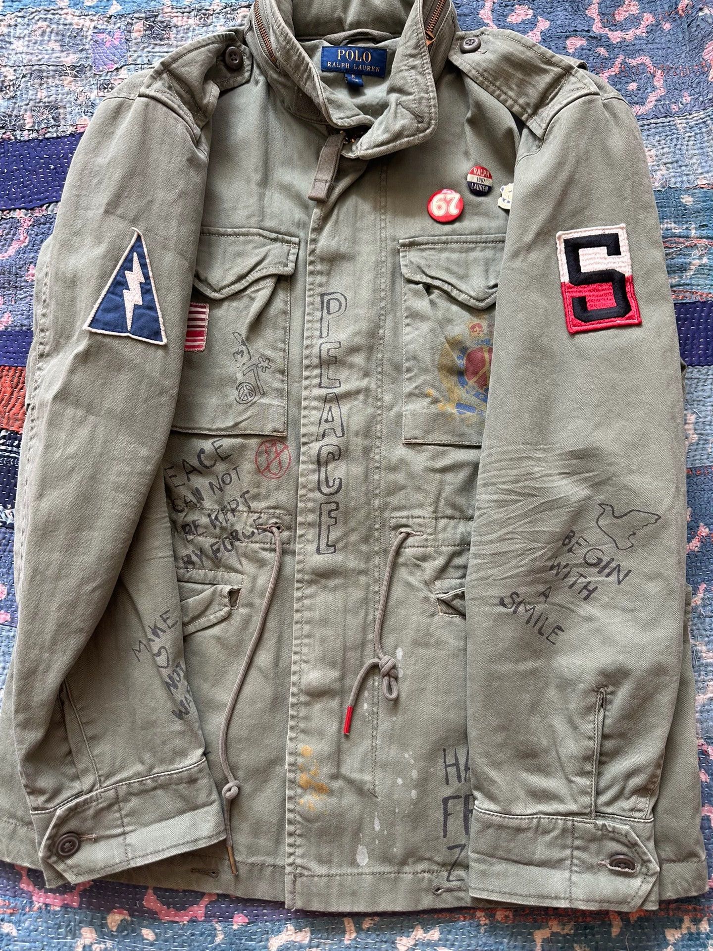 RRL Ralph Lauren RRL Anti-War M65 Jacket M Good Condition Size US M / EU 48-50 / 2 - 5 Thumbnail