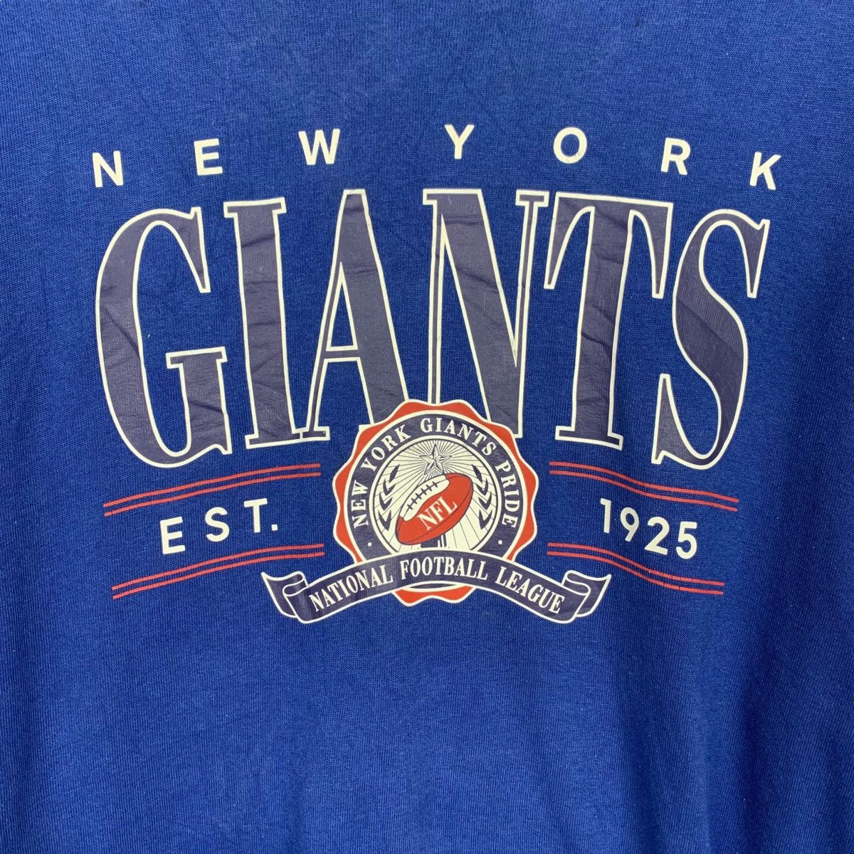 NFL NFL New York Giants Short Sleeve Blue Sweatshirts #1707-C76 Size US S / EU 44-46 / 1 - 9 Thumbnail