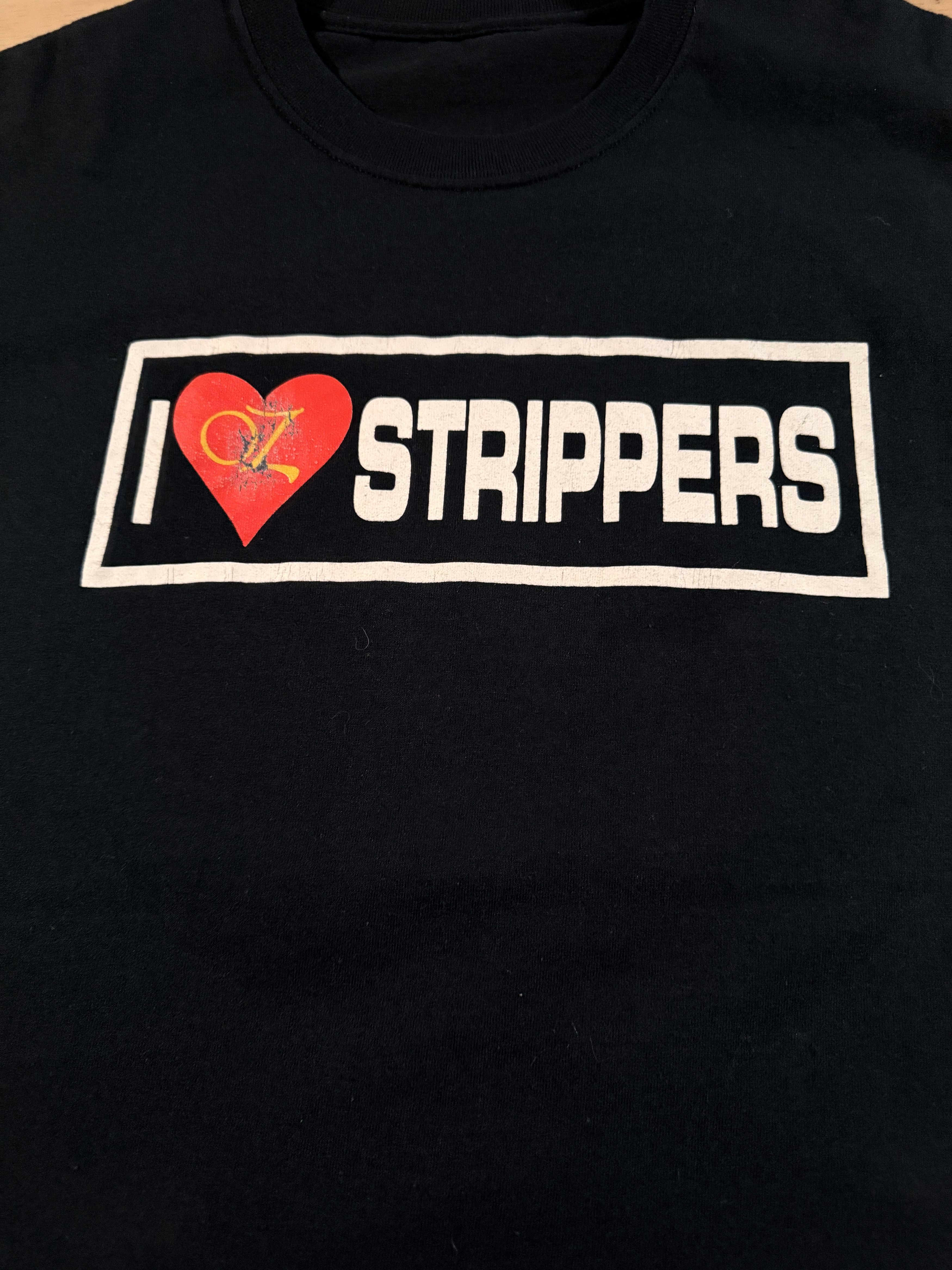 Vintage Oz I Love Strippers L 90s Vintage Shirt Strip Club Rare 1of1 Size US L / EU 52-54 / 3 - 2 Thumbnail