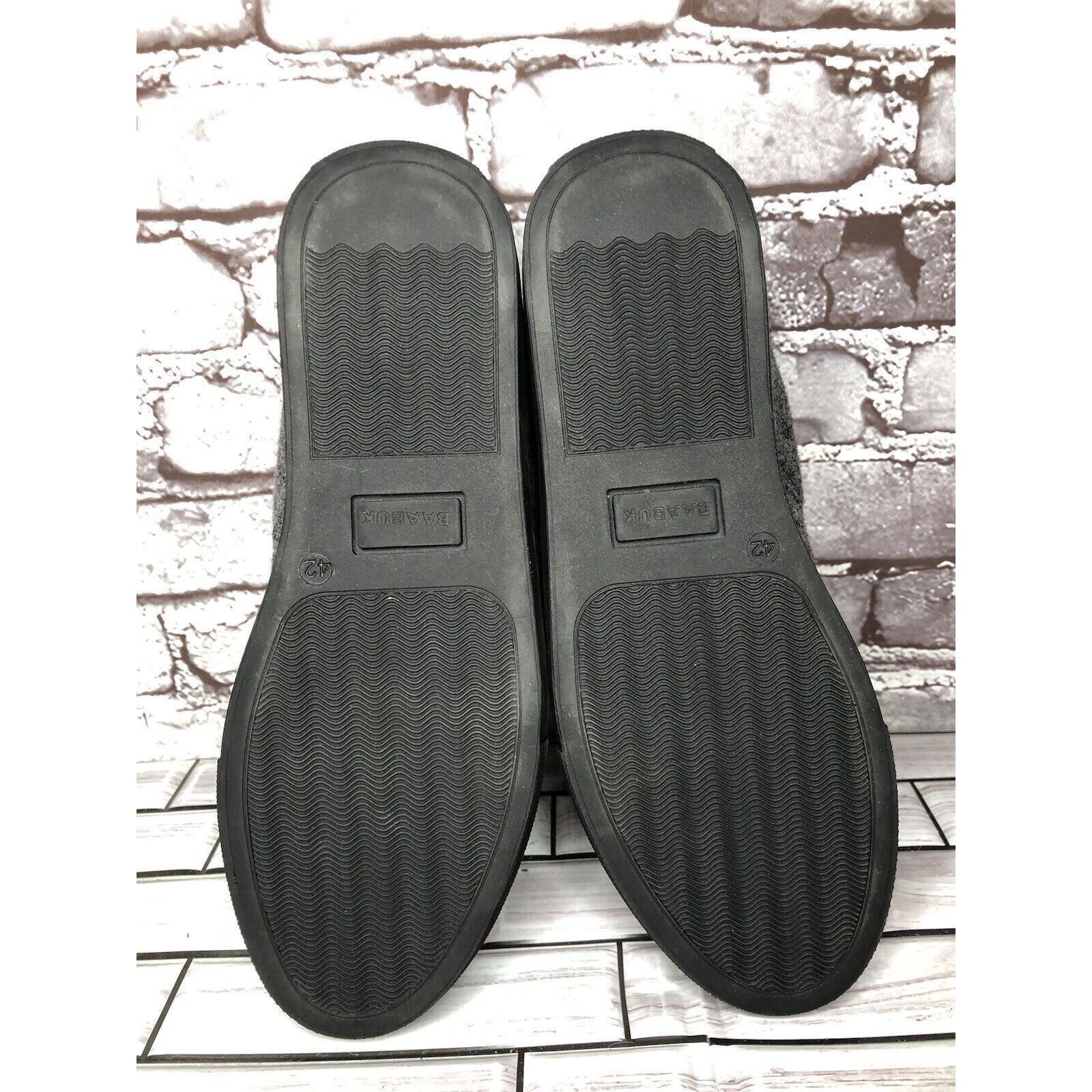 Other Baabuk Sky Wooler Gray High Top Wool Fabric Sneakers Shoes M Size US 9 / EU 42 - 7 Thumbnail