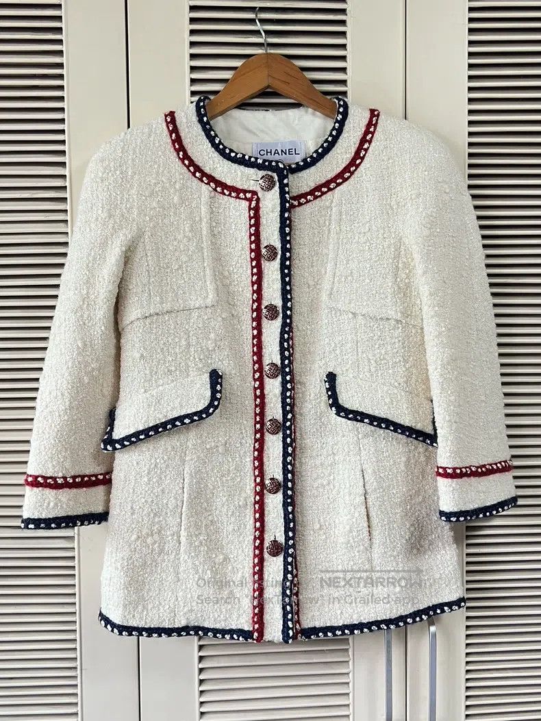 Chanel Chanel Preview series red and blue rolled-edge jacket Size XS / US 0-2 / IT 36-38 - 1 Thumbnail
