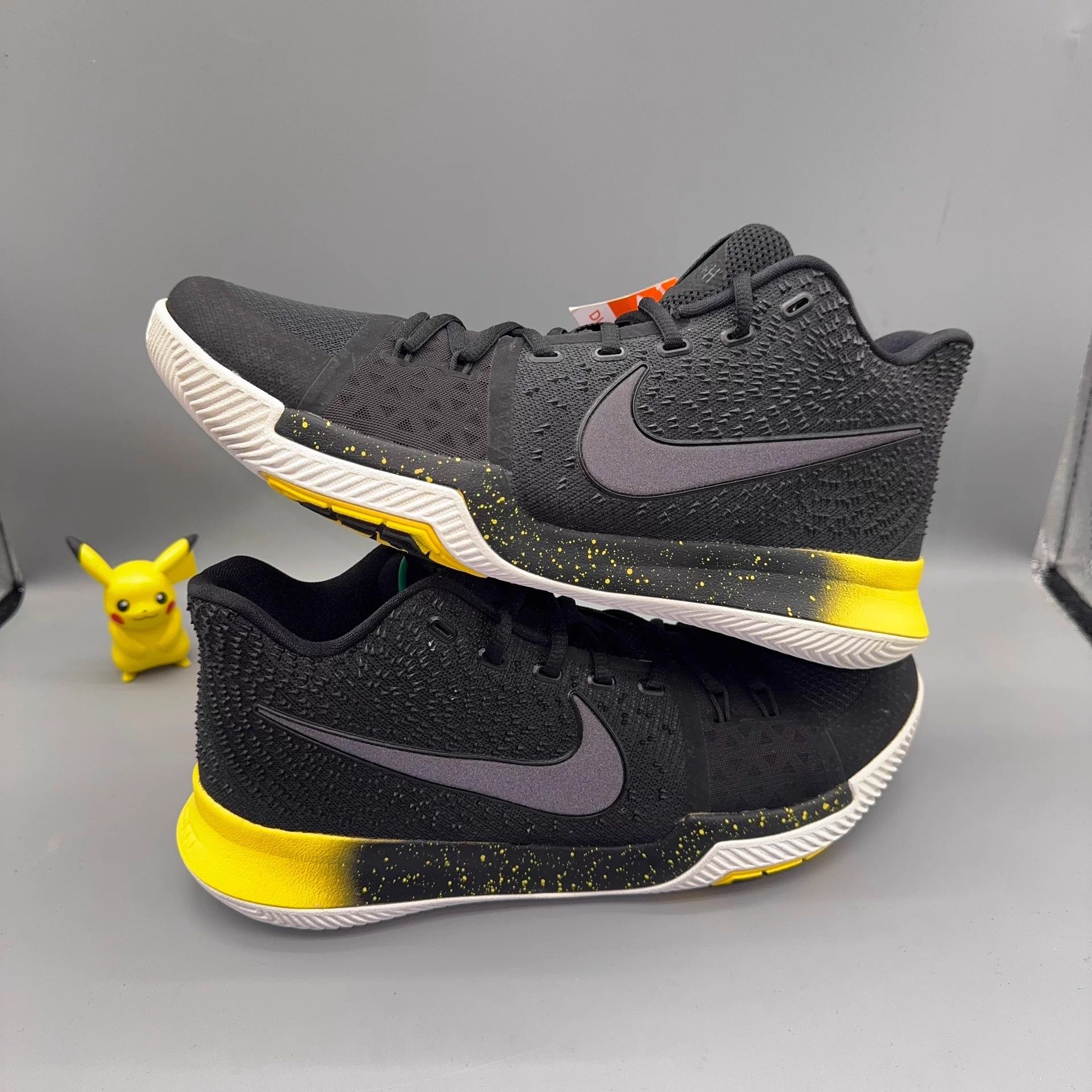 Nike Nike Kyrie 3 Black/Yellow 44.5 Size US 11.5 / EU 44-45 - 6 Thumbnail