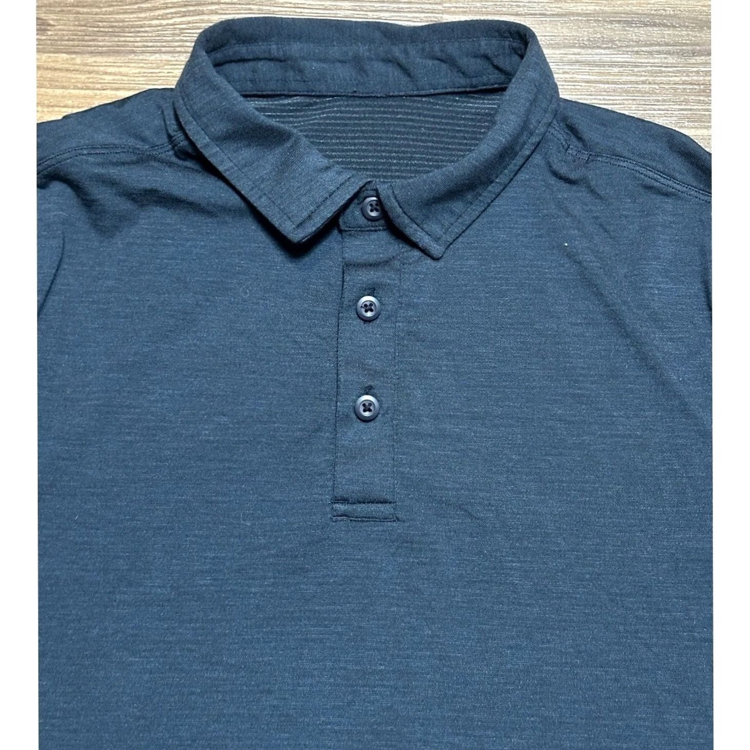 Lululemon Lululemon Evolution Polo Shirt Men Blue S Short Sleeve Performance Golf Size US S / EU 44-46 / 1 - 6 Thumbnail