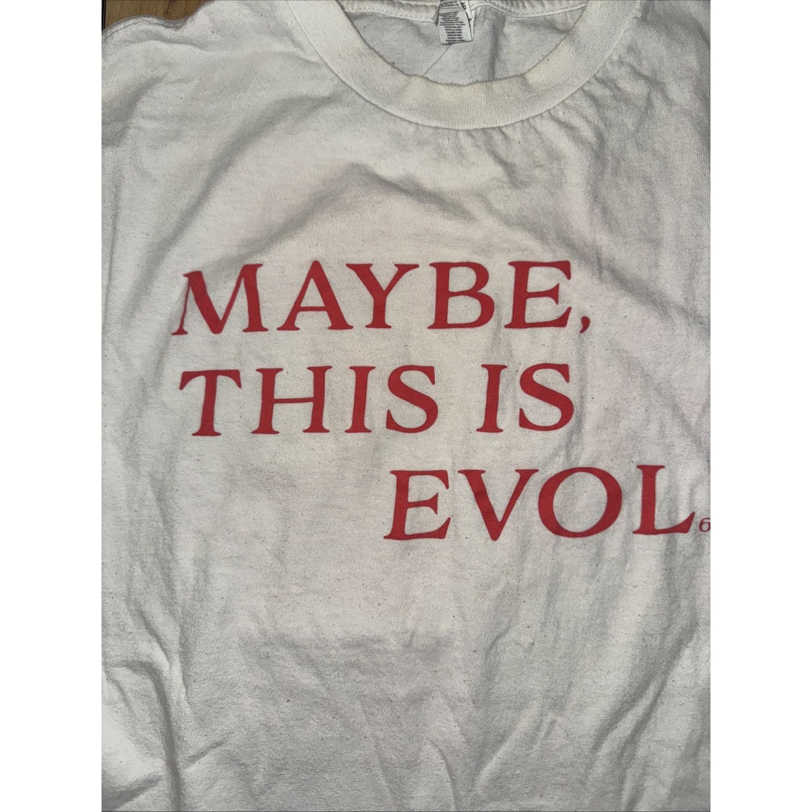 Band Tees × Vintage Chucky T-Shirt Maybe This Is Evol 6 White M 19x26 Movie Tee Size US M / EU 48-50 / 2 - 3 Thumbnail
