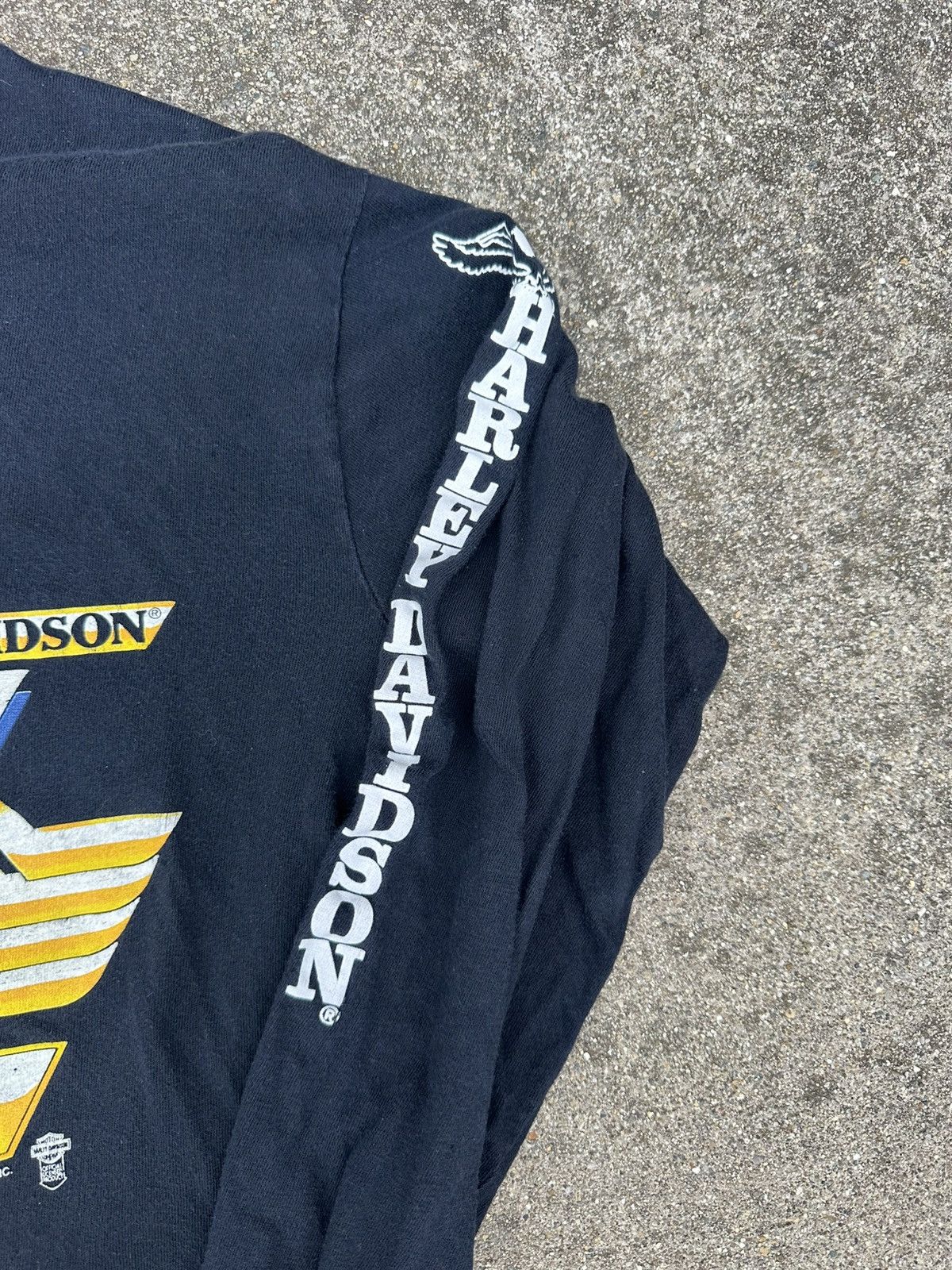 Harley Davidson Vintage 1986 Harley Davidson Long Sleeve Shirt Medium Size US M / EU 48-50 / 2 - 3 Thumbnail