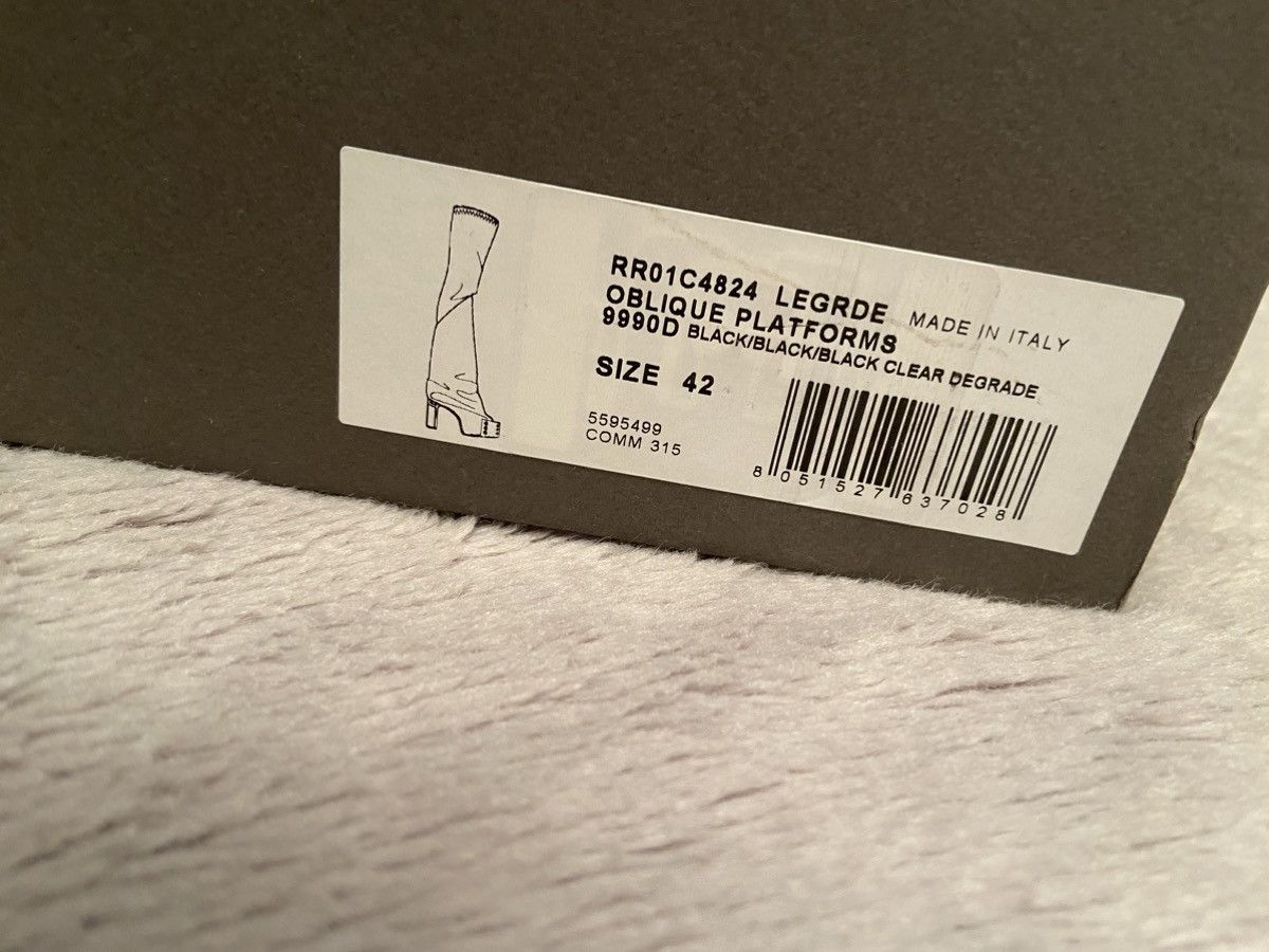 Rick Owens Rick Owens kiss Oblique Platform Legrde Size US 9 / EU 42 - 6 Thumbnail