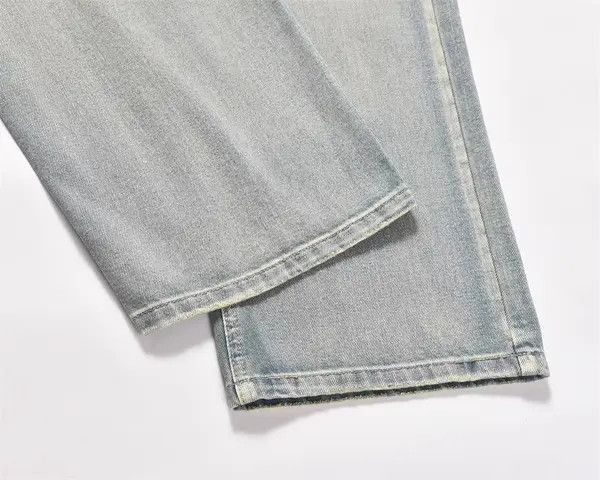 Japanese Brand Kagawa x Akai Washed distressed loose straight jeans Size US 32 / EU 48 - 6 Thumbnail