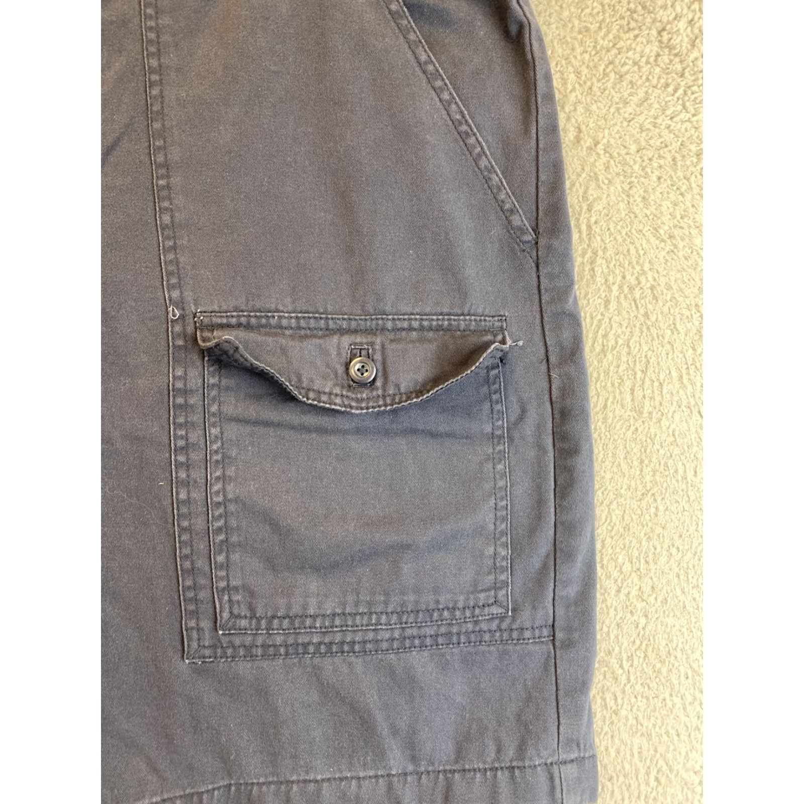 Vintage Foundry Cargo Shorts Men's 50 Gray Outdoor Casual Workwear Cargo Pockets Adult Mens Size US 34 / EU 50 - 5 Thumbnail