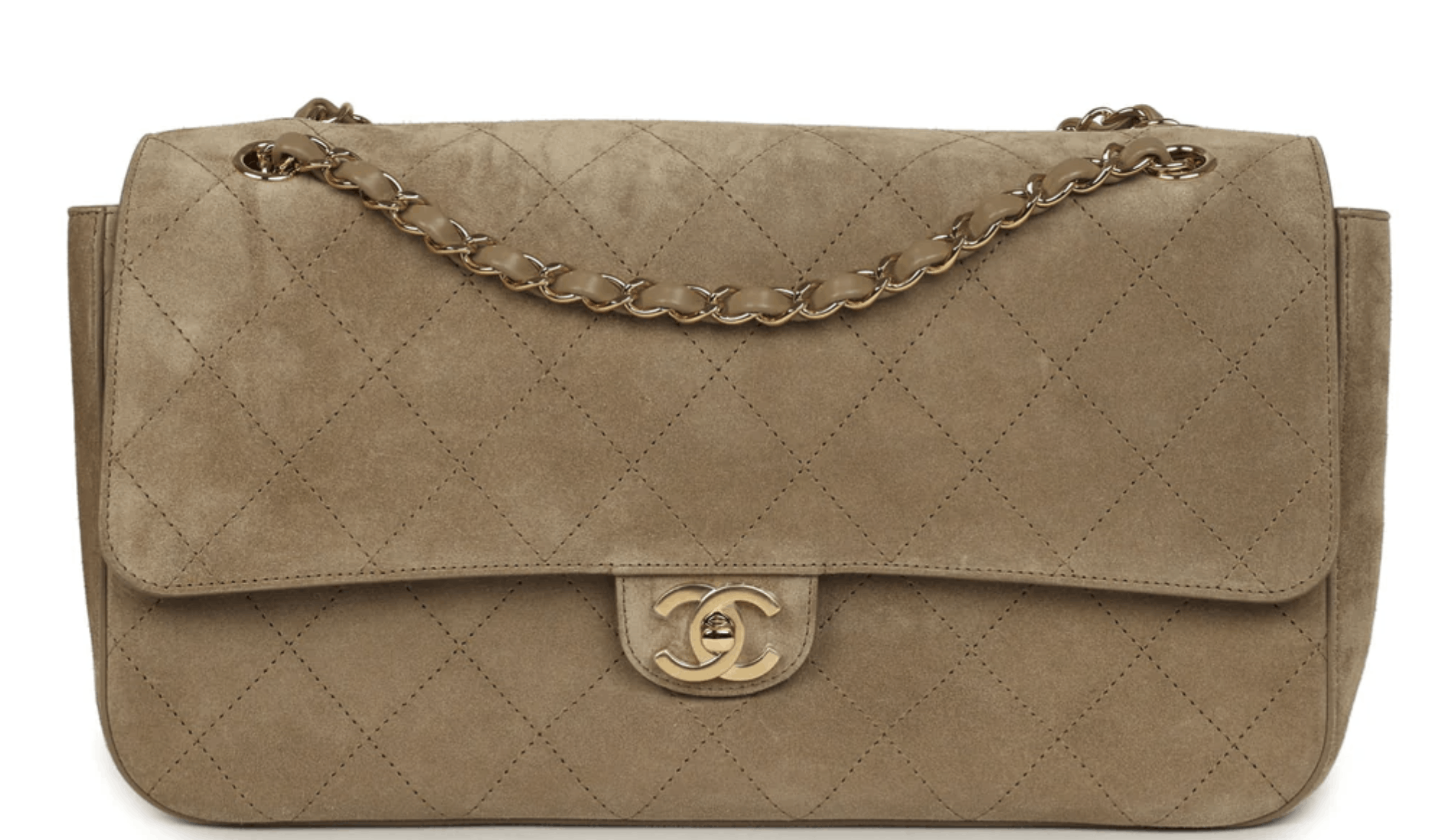 Chanel 26S Maxi Souplissimo Medium Jumbo Suede CC Logo Flap Bag Size ONE SIZE - 3 Thumbnail