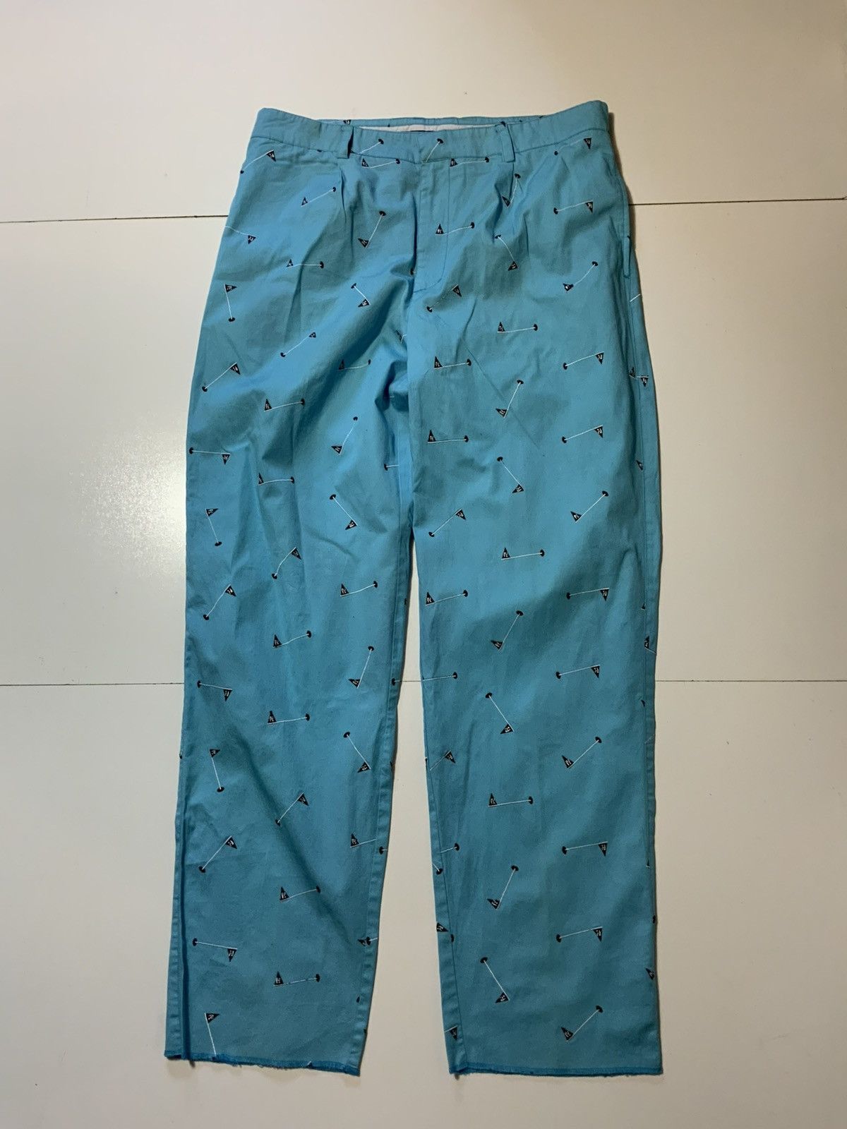 Other Rosasen Golf Flagstick Flag Pole Turquoise Performance Pants Size US 38 / EU 54 - 1 Thumbnail