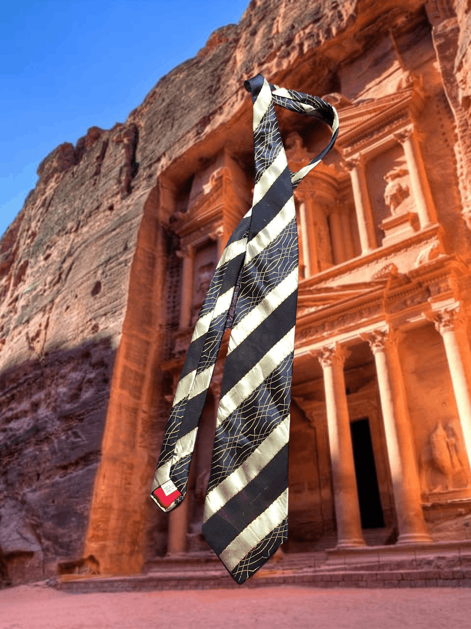 Valentino Vintage luxury Tie print striped Y2K VALENTINO Size ONE SIZE - 1 Thumbnail