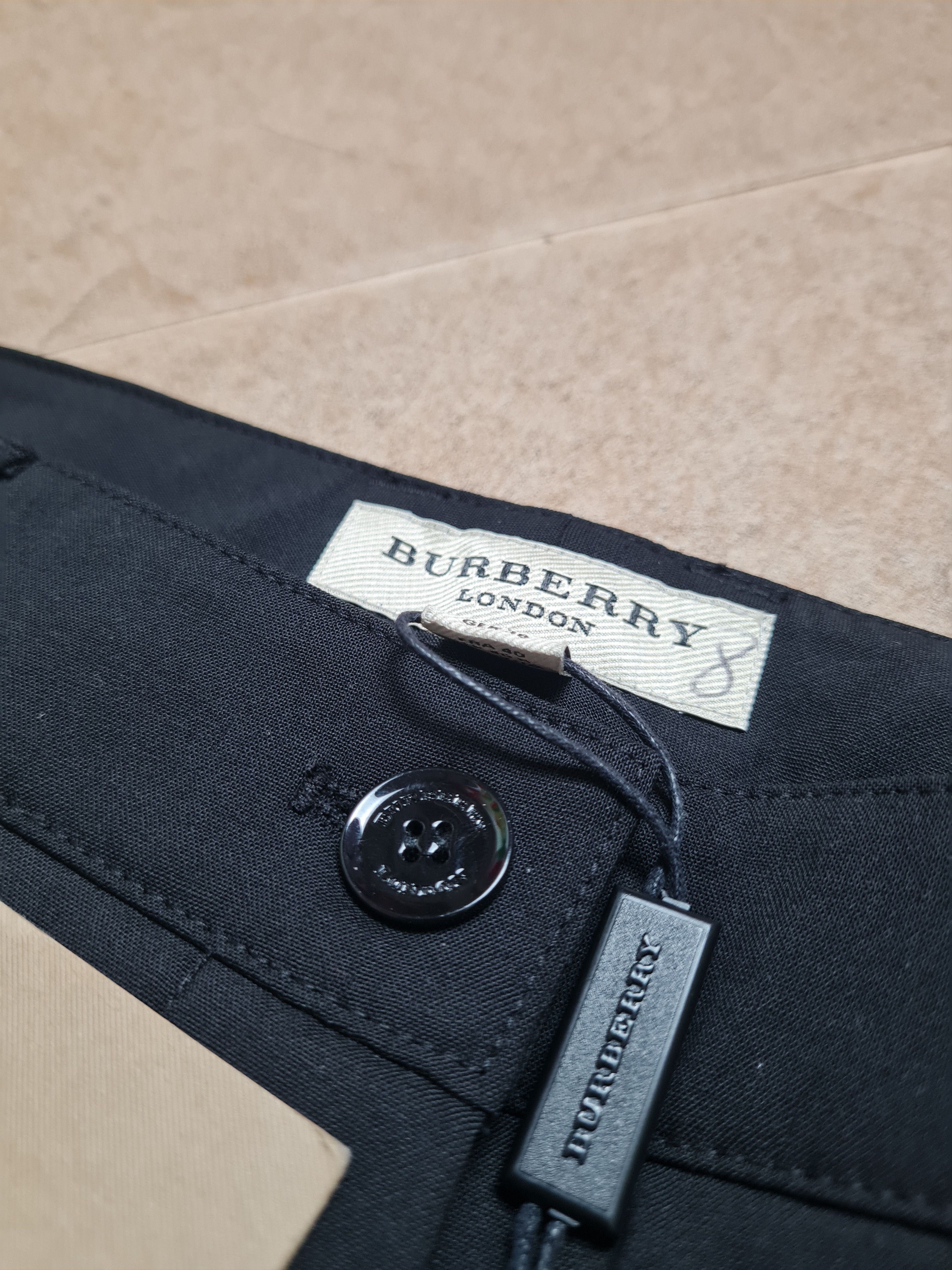 Burberry Vintage Pant Burberry London Wool Black Dress womens Pants Size 32" / US 10 / IT 46 - 10 Thumbnail