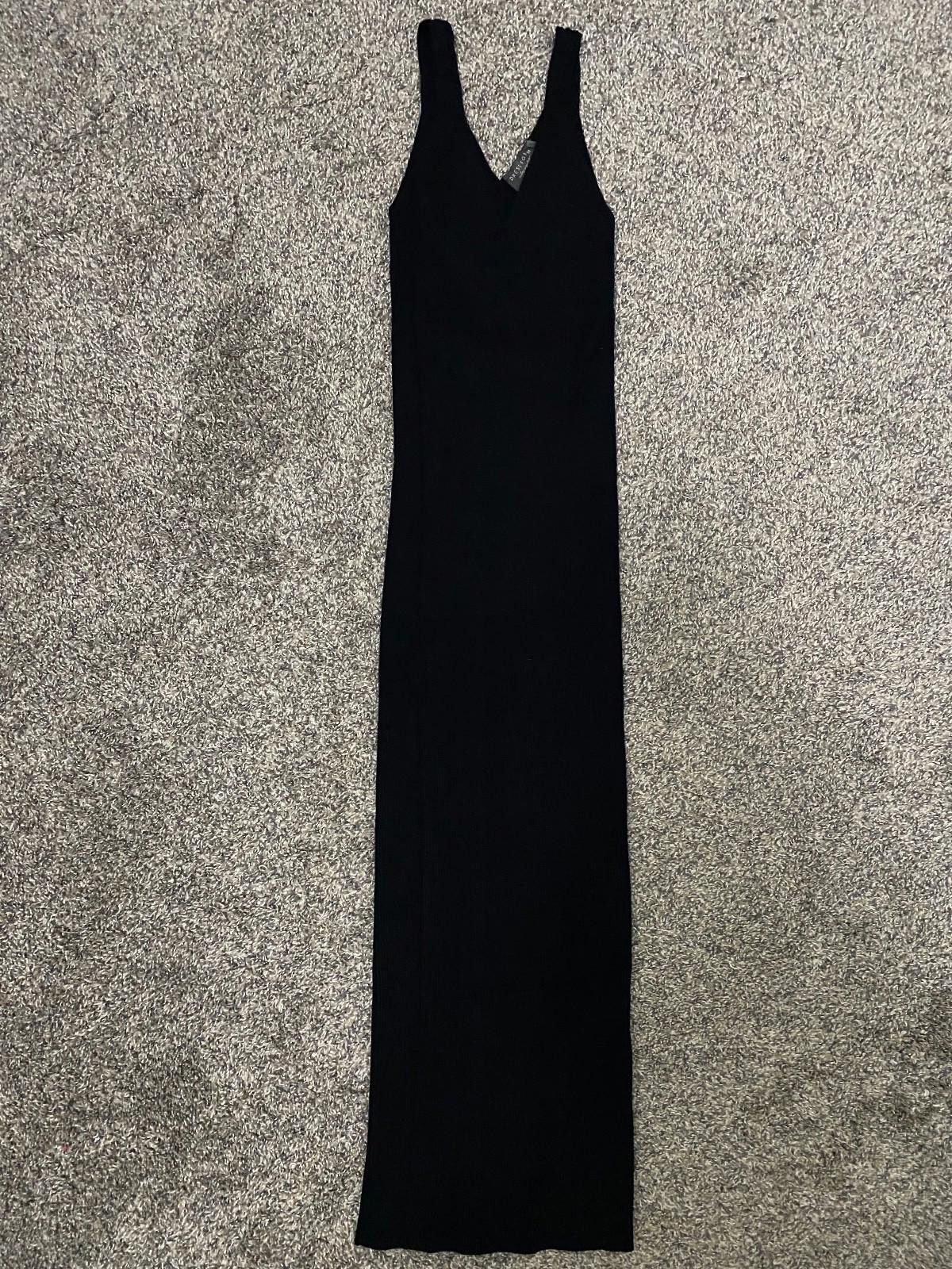 Other DRESS FORM Knit Midi Dress in Black (SMALL) Size S / US 4 / IT 40 - 4 Thumbnail