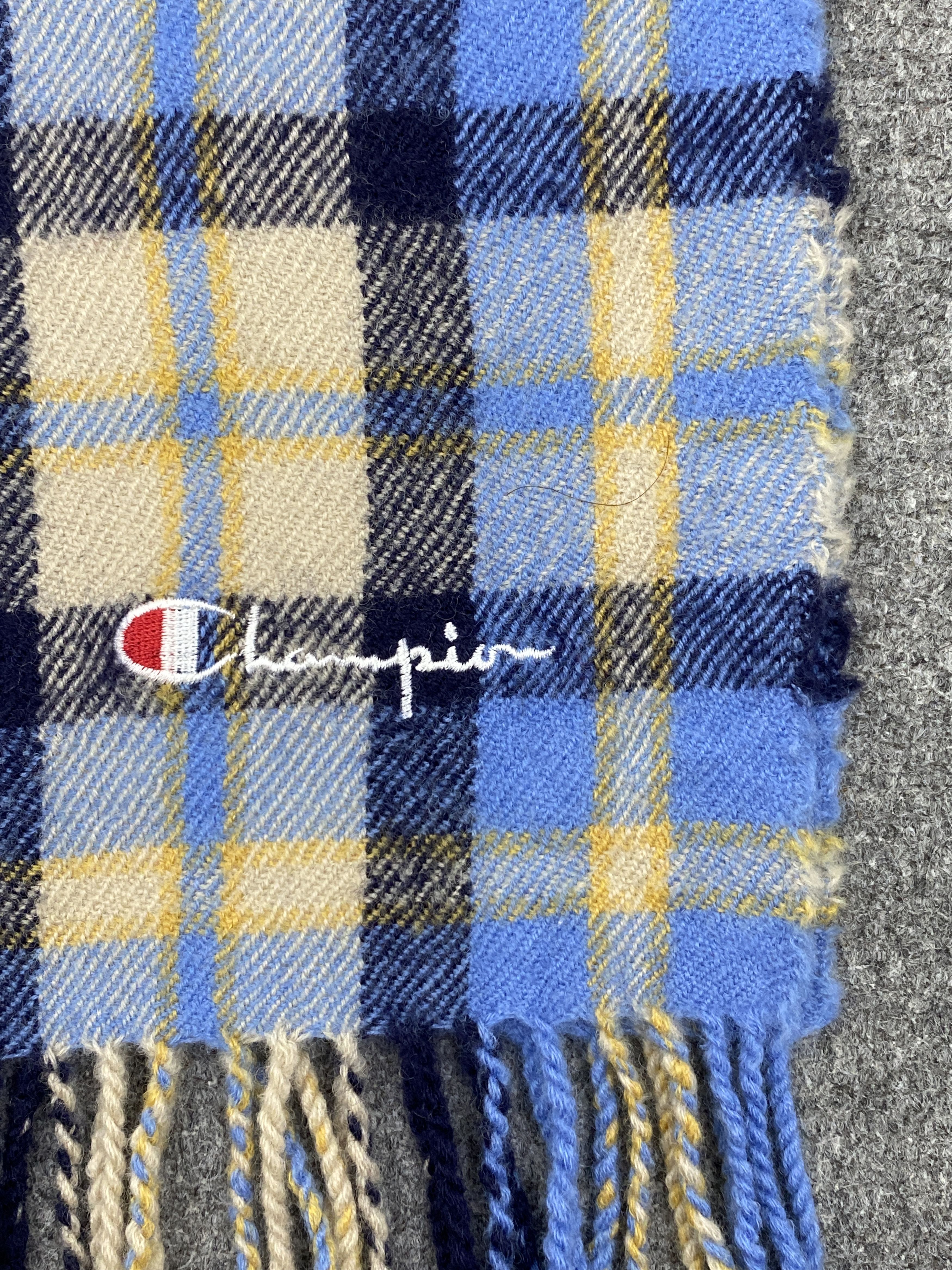 Champion Vintage Champion Scarf Muffler Wool Neckwear SC0304 Size ONE SIZE - 12 Thumbnail