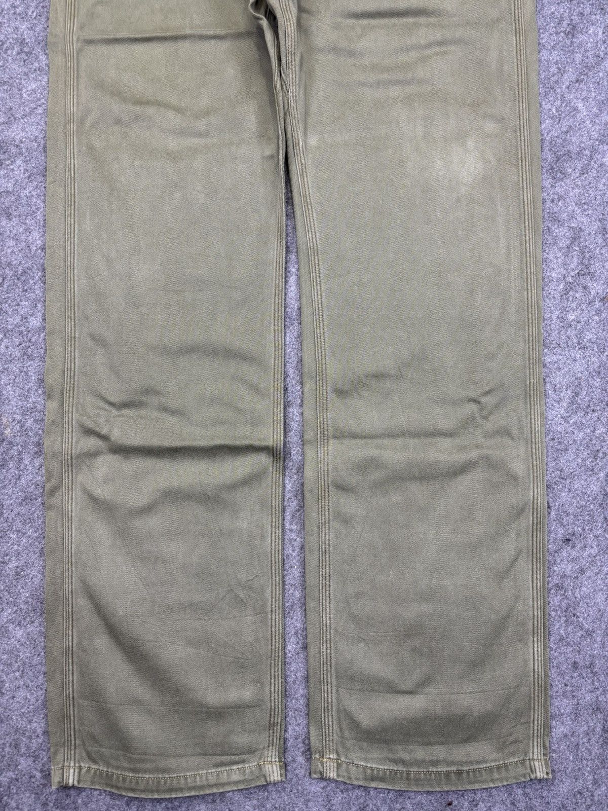 Japanese Brand 💥SPELLBOUND Japan Military Green Triple Stitch Pant F883 Size US 34 / EU 50 - 12 Thumbnail