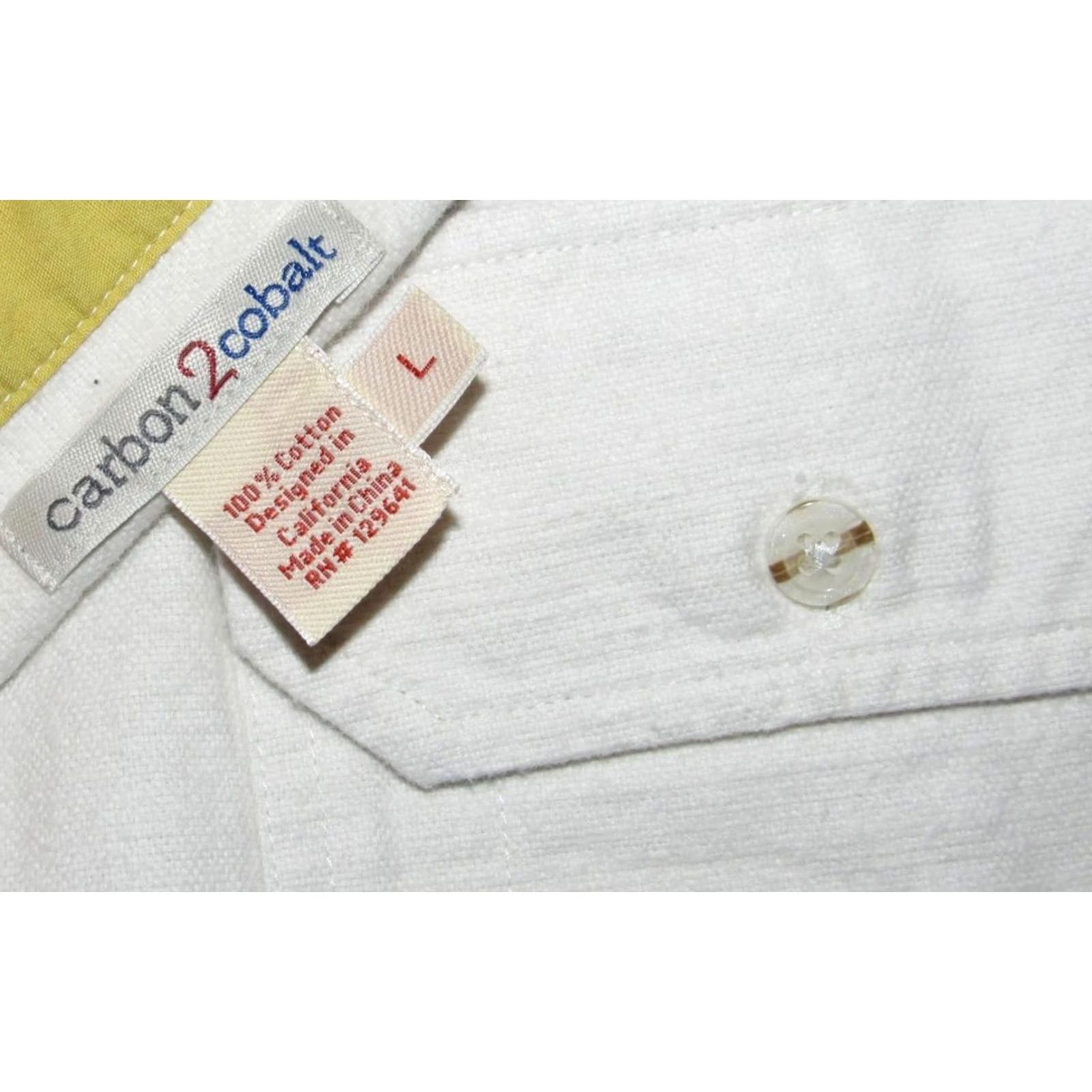 Carbon2Cobalt CARBON2COBALT Beige Full Zip Cotton Jacket Large L Size US L / EU 52-54 / 3 - 3 Thumbnail