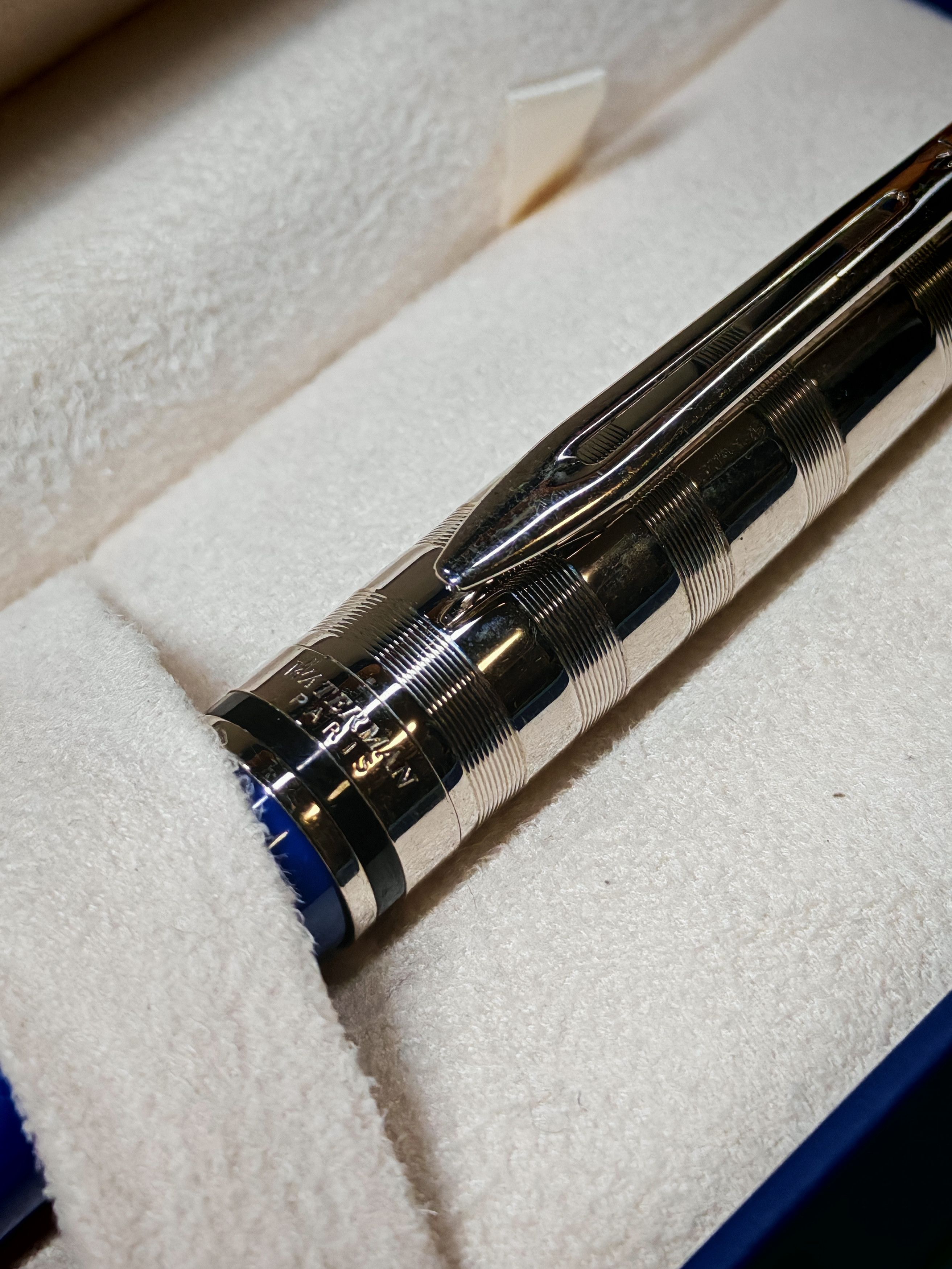 Other Waterman Paris Expert Deluxe Gloss Blue & Chrome Fountain Size ONE SIZE - 3 Thumbnail