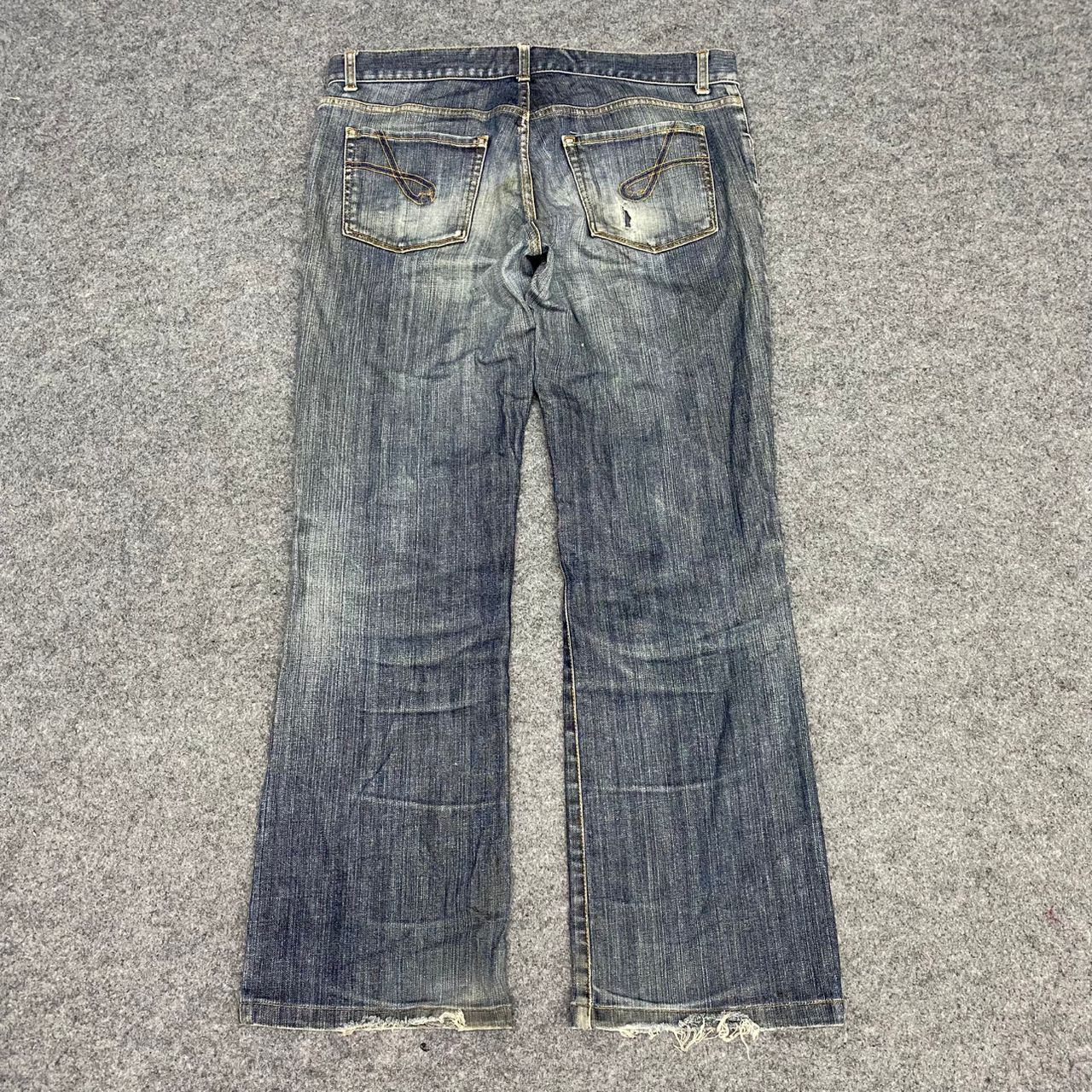 If Six Was Nine 💥Best Offer💥Vintage Joseph Homme Flare Distressed Denim Size US 36 / EU 52 - 2 Thumbnail