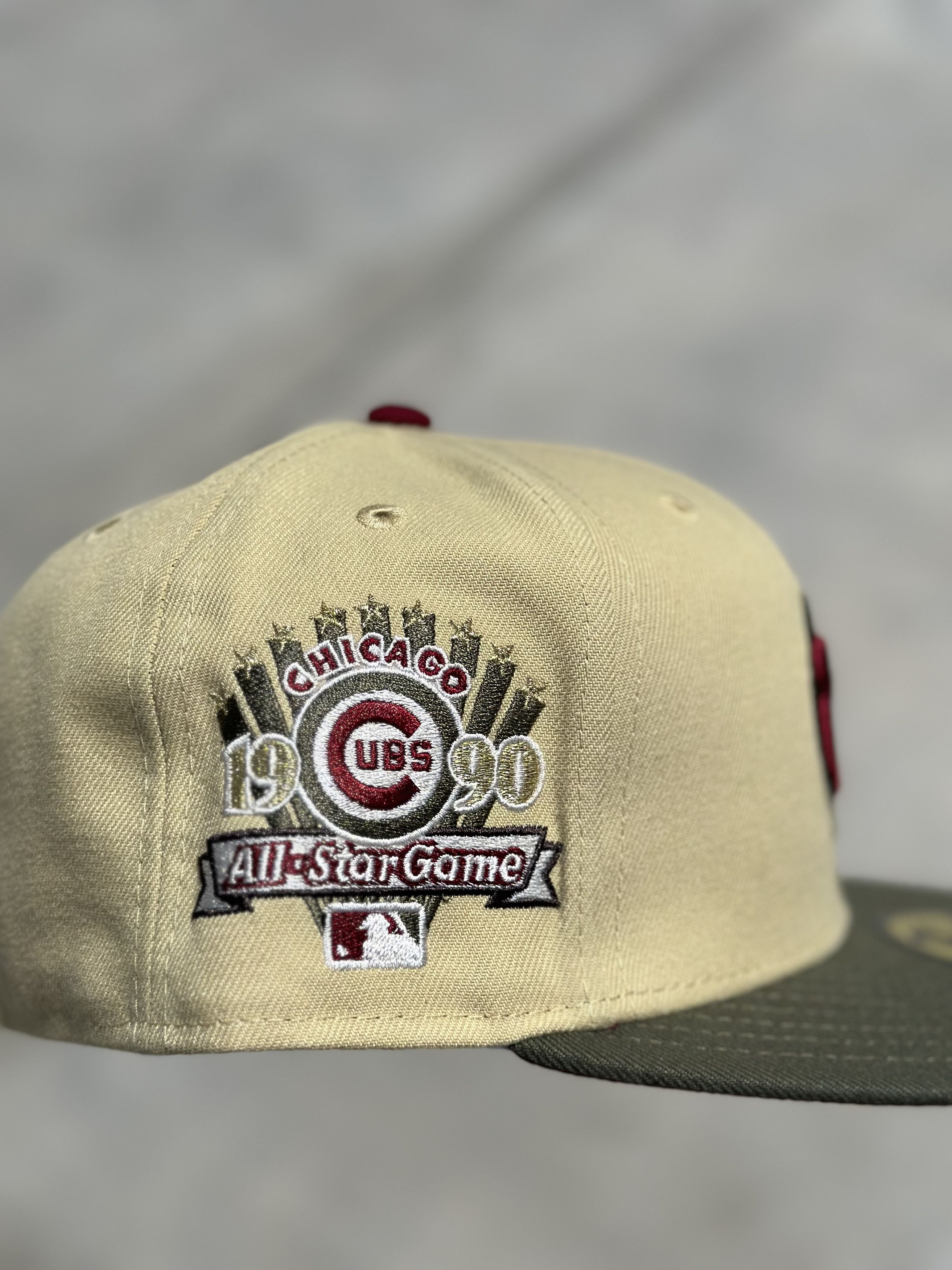 Hat Club 7 1/2 Chicago Cubs 1990 All Star Game Fitted Size ONE SIZE - 2 Thumbnail