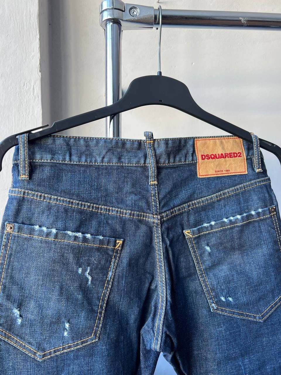 Dsquared2 2017 DSQUARED 2 BLUE ARTIFICIALLY WORN SEXY TWIST PANTS 46 Size US 44 / EU 60 - 13 Thumbnail