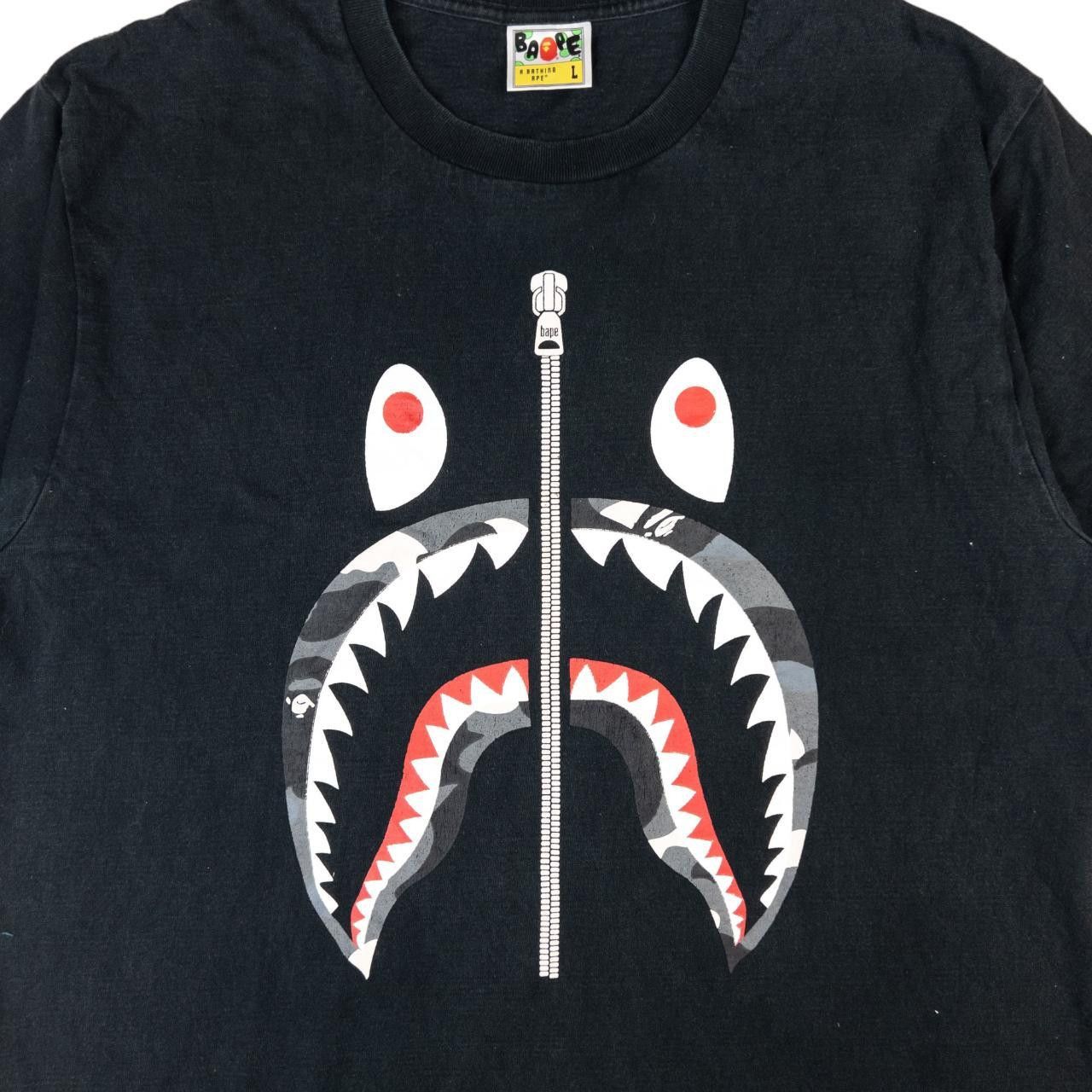 Bape City Camo Shark Tee Size US L / EU 52-54 / 3 - 3 Thumbnail