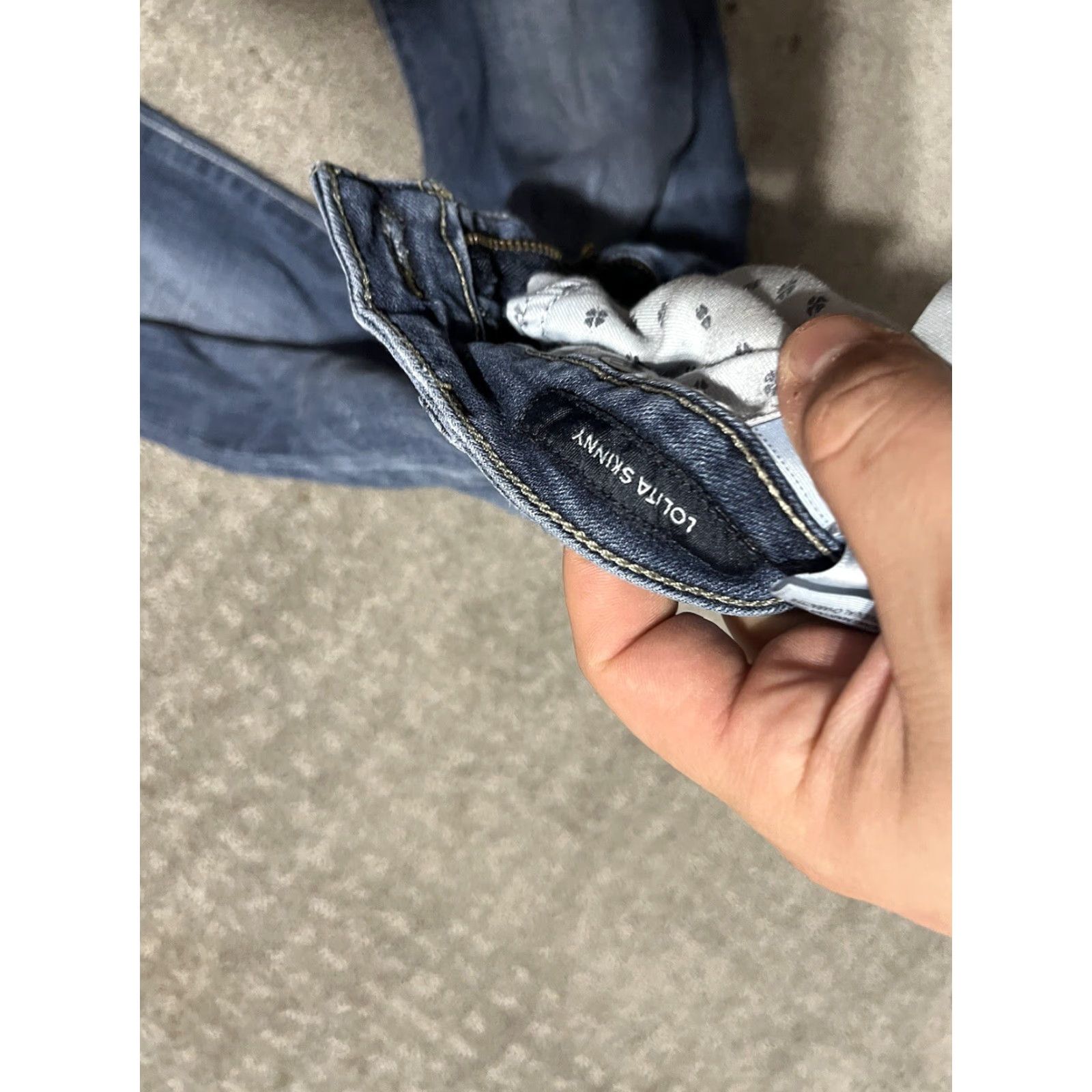 Lucky Brand VINTAGE Lucky Brand Jeans Women’s Skinny Denim 2/26 Medium Blue 80s 90s USA Mens Womens Size 26" / US 2 / IT 38 - 7 Thumbnail